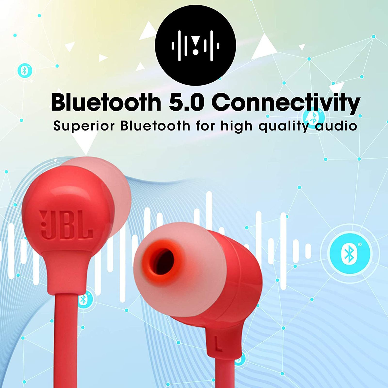 JBL Tune JBLT125BTCOR Neckband (Fast Charging Capability, Coral)_6