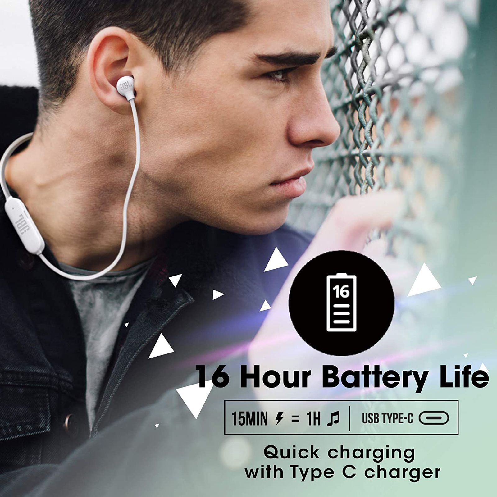 JBL Tune JBLT125BTWHT Neckband (Fast Charging Capability, White)_5