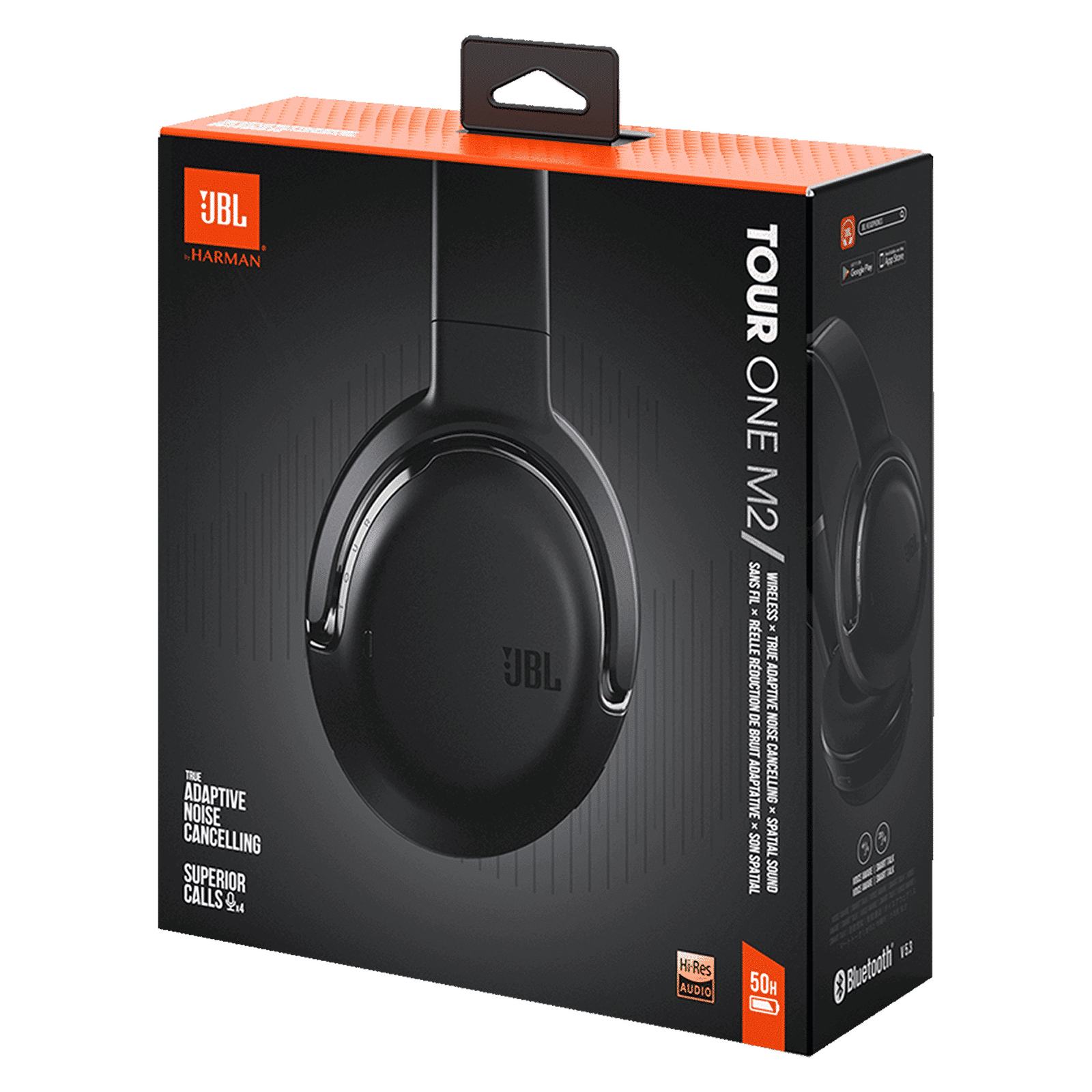 JBL Tour One M2 Bluetooth Headphone with Mic (Upto 50 Hours Playback, Over Ear, Black) JBL Tour One M2 Bluetooth Headphone with Mic (Upto 50 Hours Playback, Over Ear, Black)_12