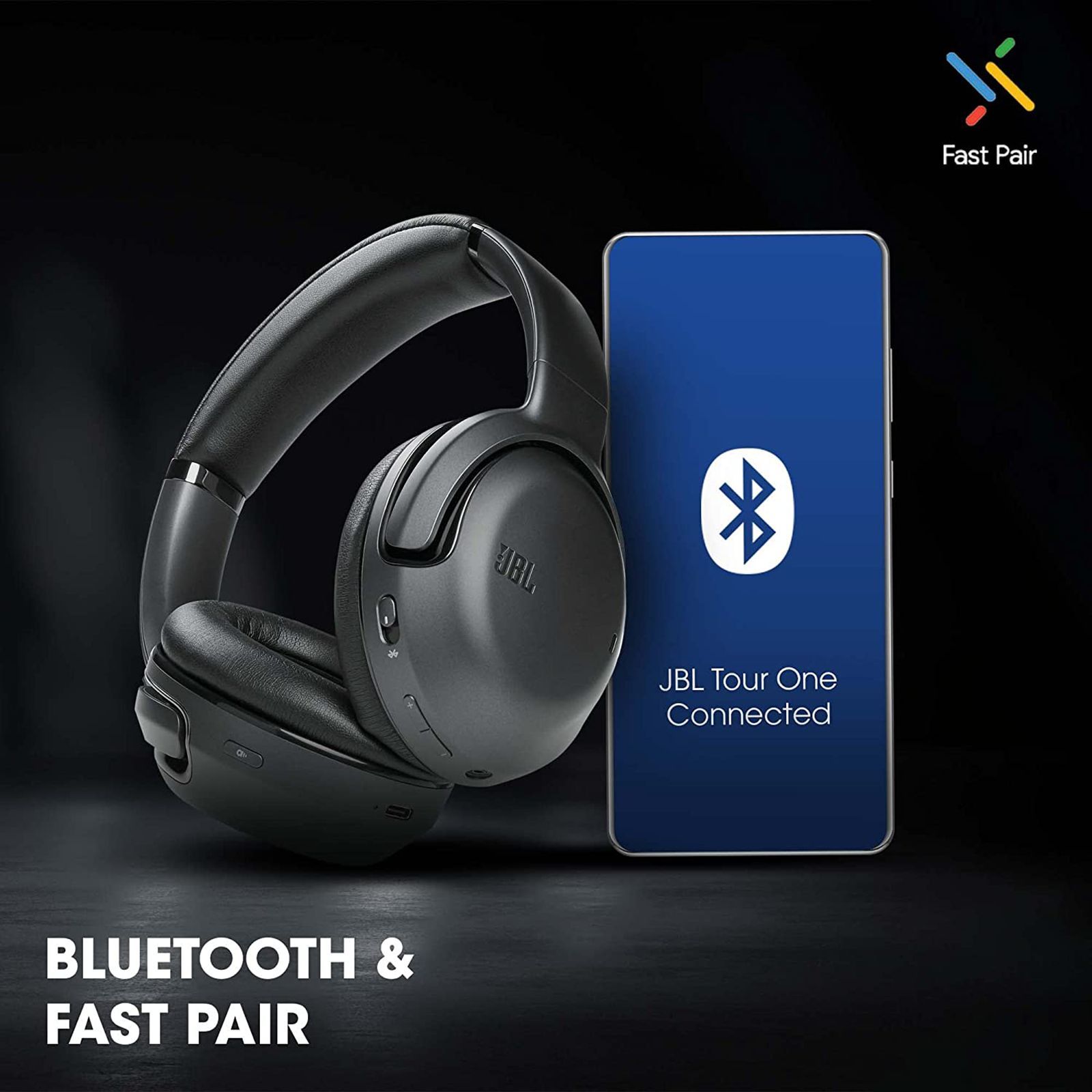 JBL Tour One M2 Bluetooth Headphone with Mic (Upto 50 Hours Playback, Over Ear, Black)_9