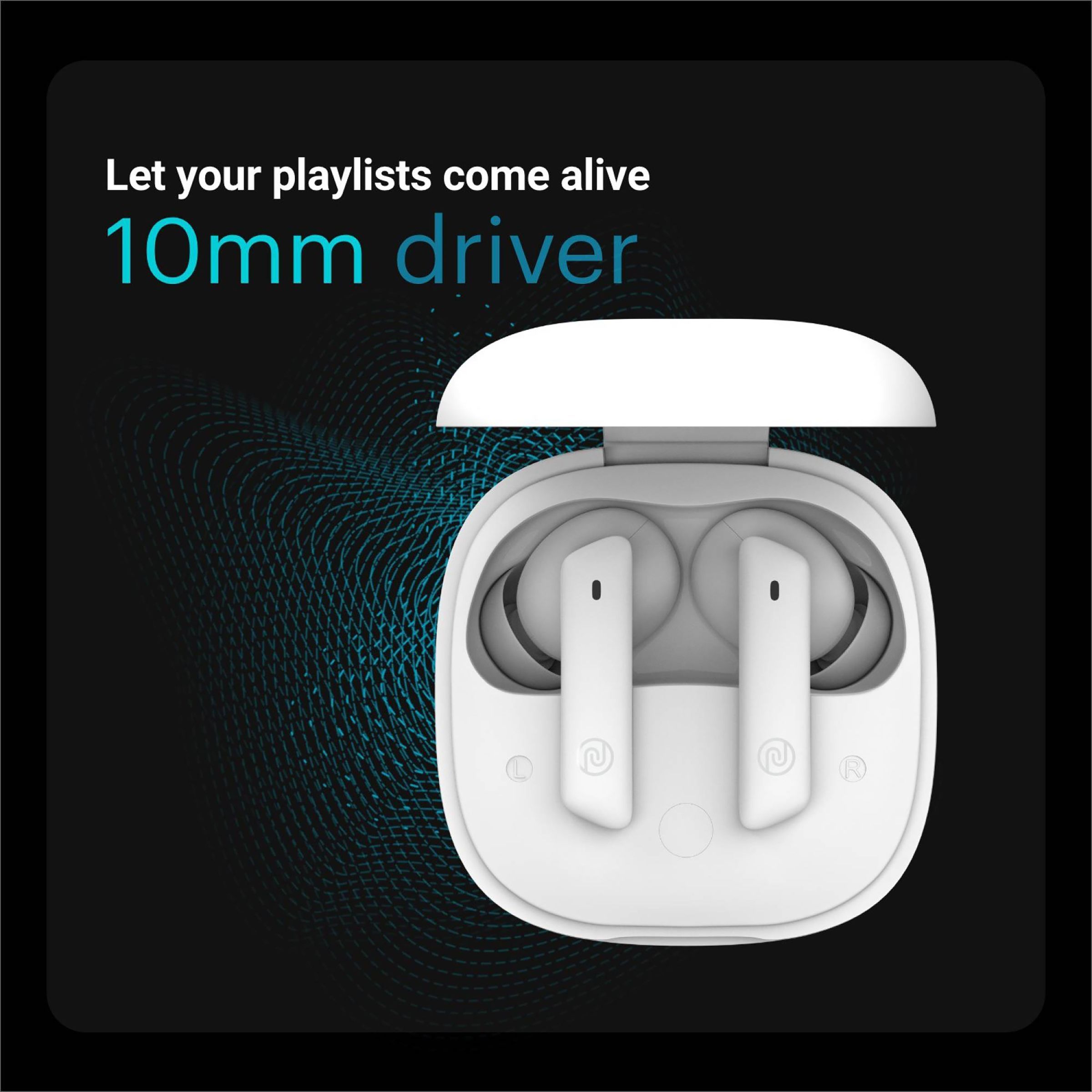 noise Air Buds Pro 2 TWS Earbuds with Active Noise Cancellation (IPX5 Water Resistant, Upto 25 Hours Playback, Snow White)_9