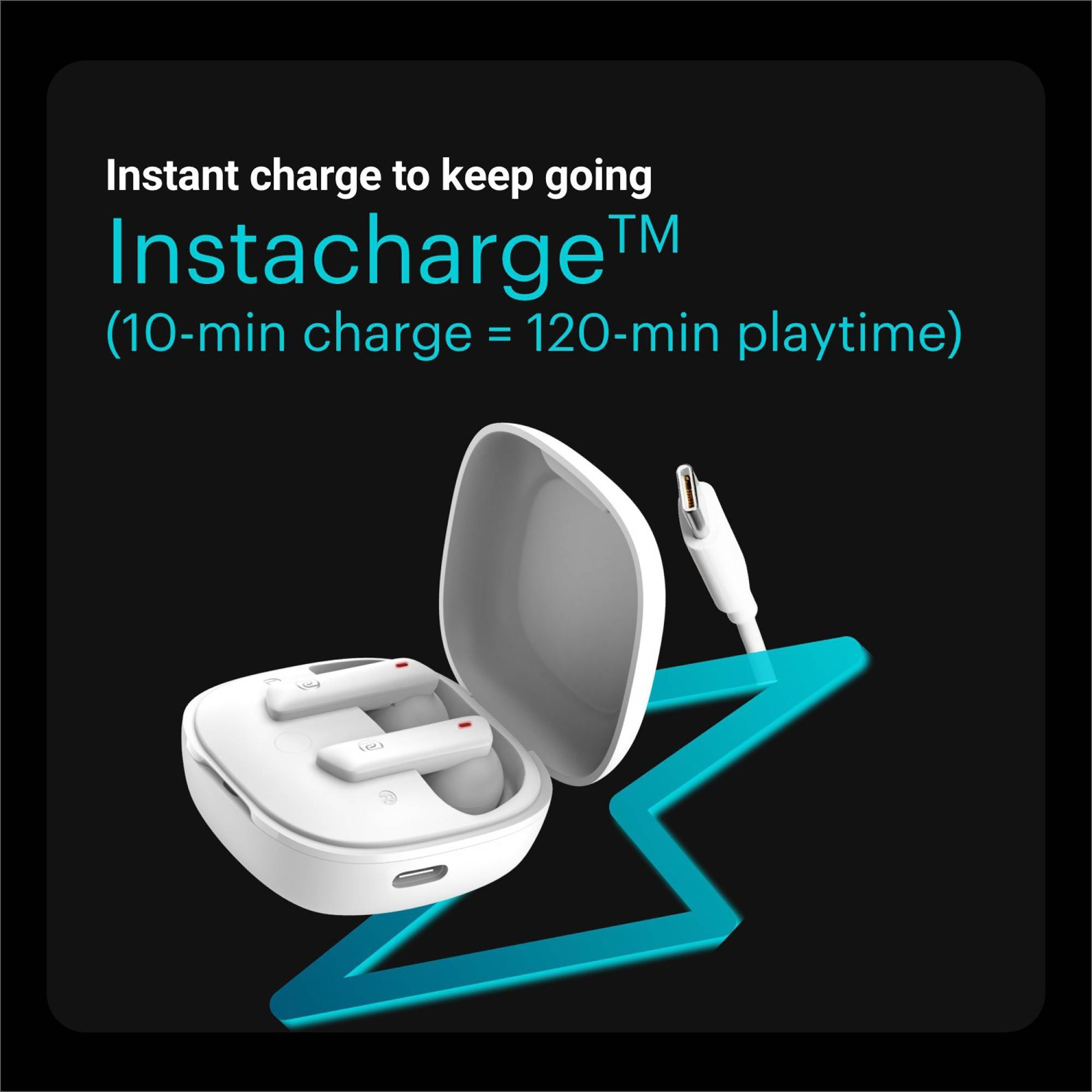 noise Air Buds Pro 2 TWS Earbuds with Active Noise Cancellation (IPX5 Water Resistant, Upto 25 Hours Playback, Snow White)_11