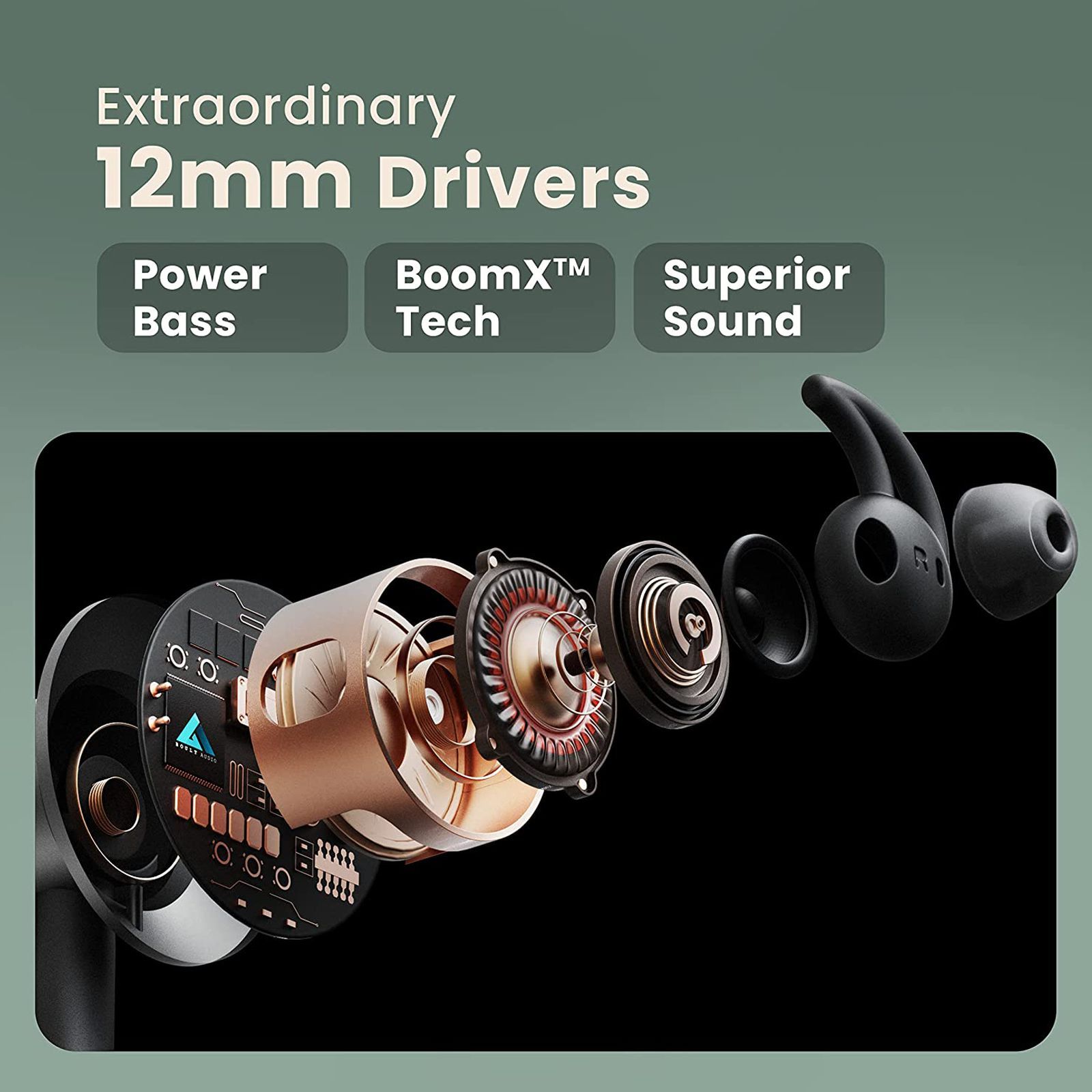 GOBOULT Curve ANC Neckband with Active Noise Cancellation (IPX5, Water Resistant, 40 Hours Playback Time, Black)_9