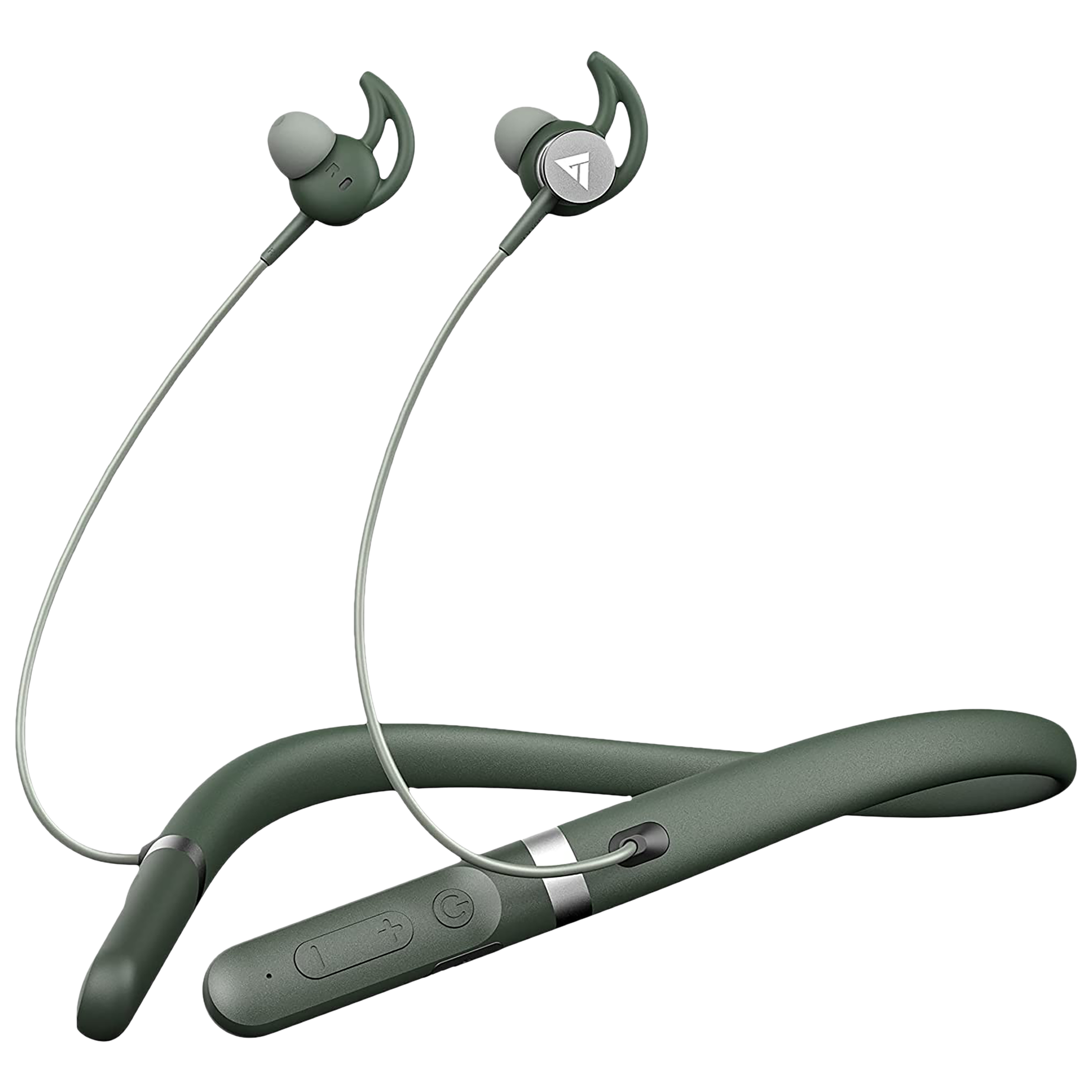 GOBOULT Curve ANC BA-MY-Curve ANC Neckband with Active Noise Cancellation (IPx5, Water Resistant, 40 Hours Playback Time, Green)_1