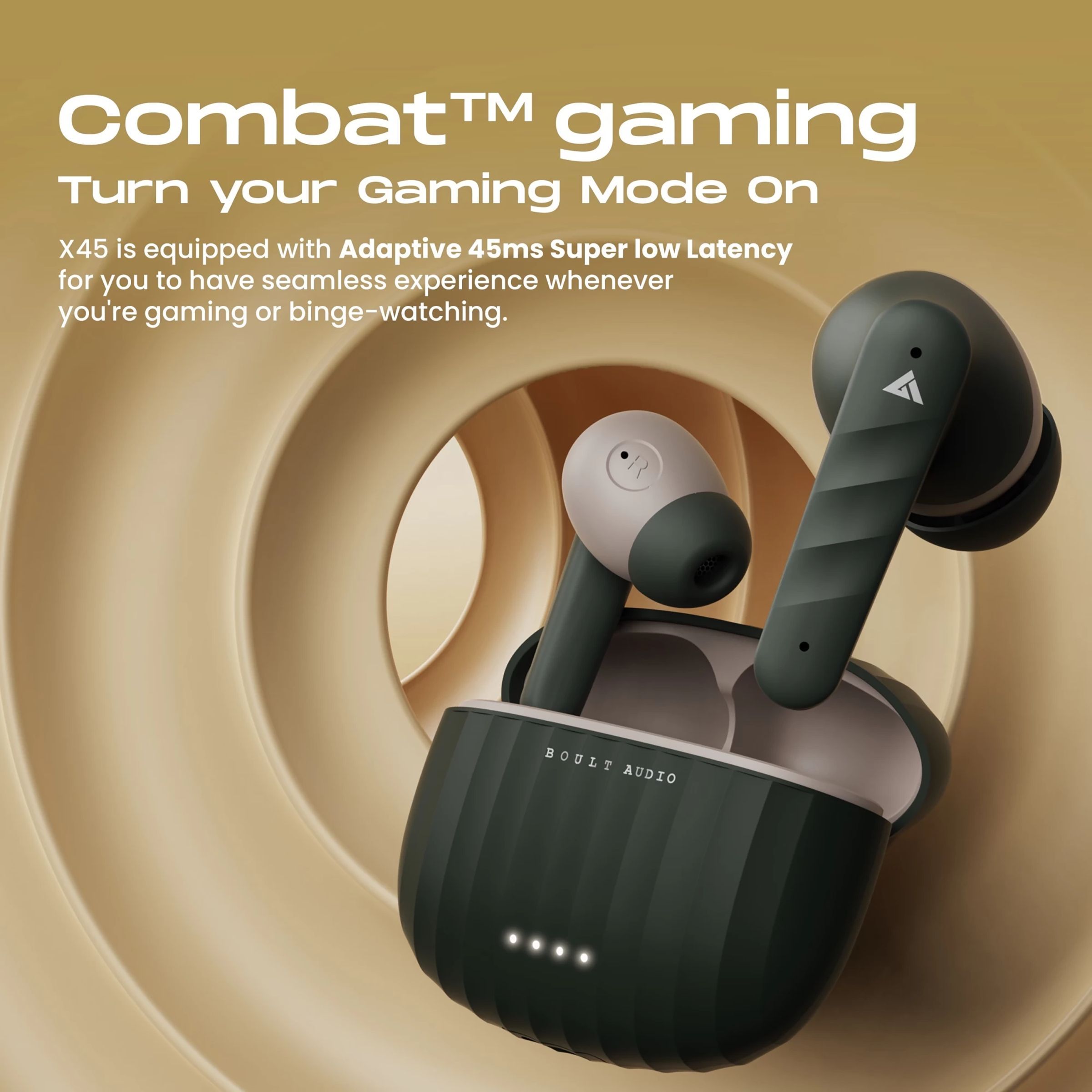 GOBOULT Airbass X45 TWS Earbuds with Environmental Noise Cancellation (IPX5 Water Resistant, 40 Hours Playtime, Green) GOBOULT Airbass X45 TWS Earbuds with Environmental Noise Cancellation (IPX5 Water Resistant, 40 Hours Playtime, Green)_10