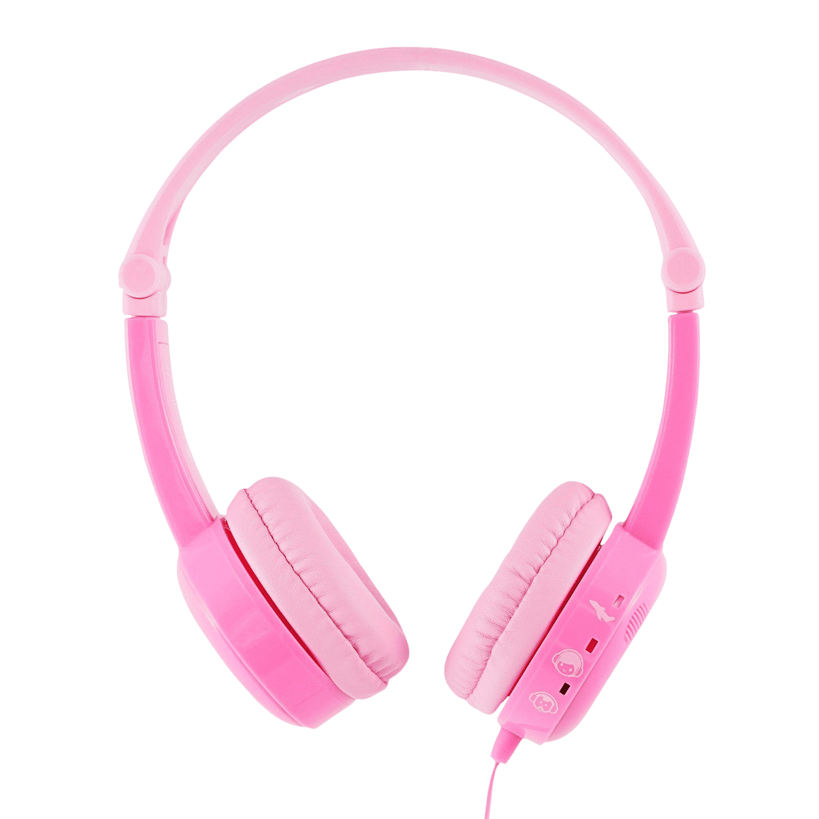 onanoff Buddyphones BP-TRAVEL-PINK Wired Headphone with Mic (On Ear, Pink)_3