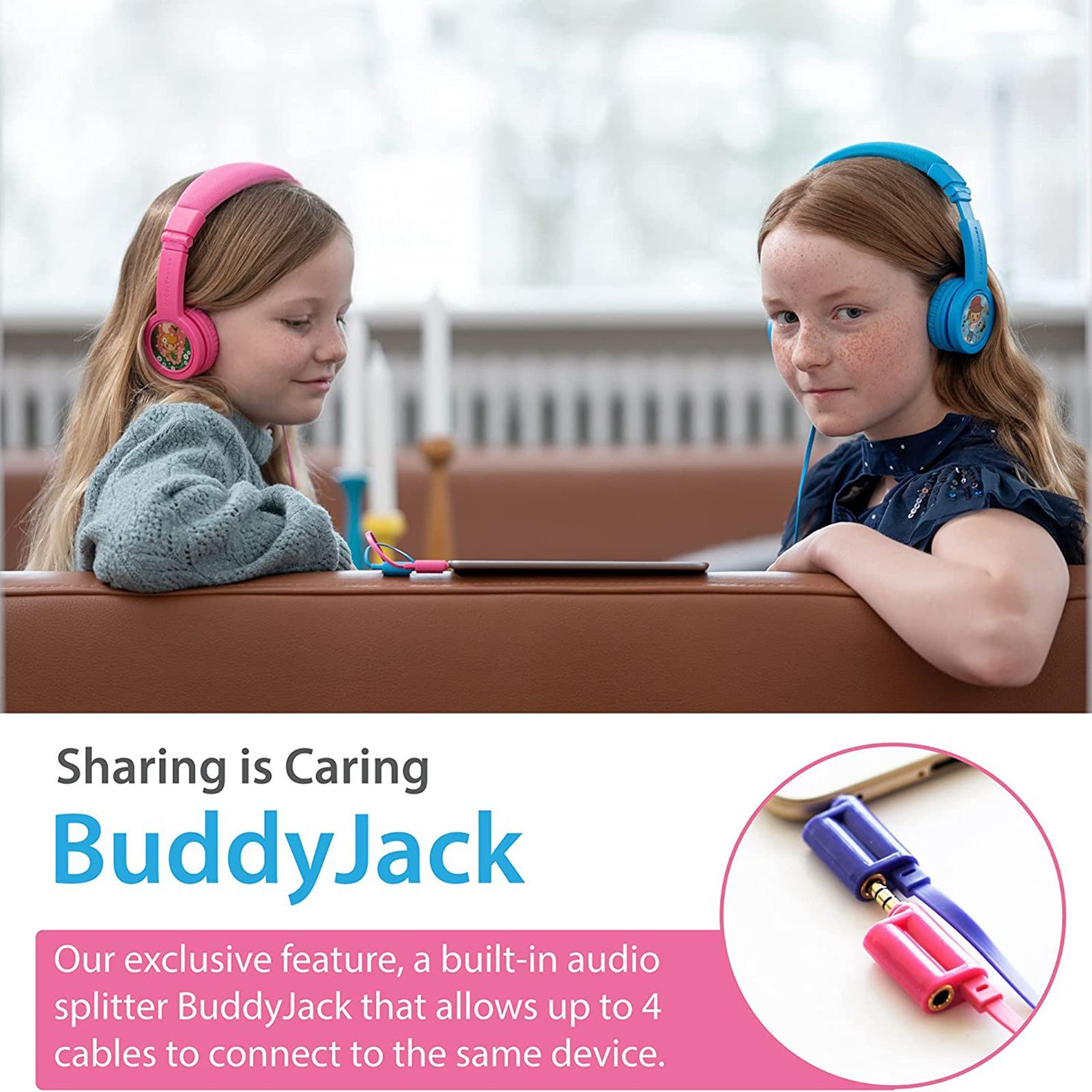 onanoff Buddyphones Explore BP-EXPLOREP-PINK Wired Headphone with Mic (On Ear, Pink)_5