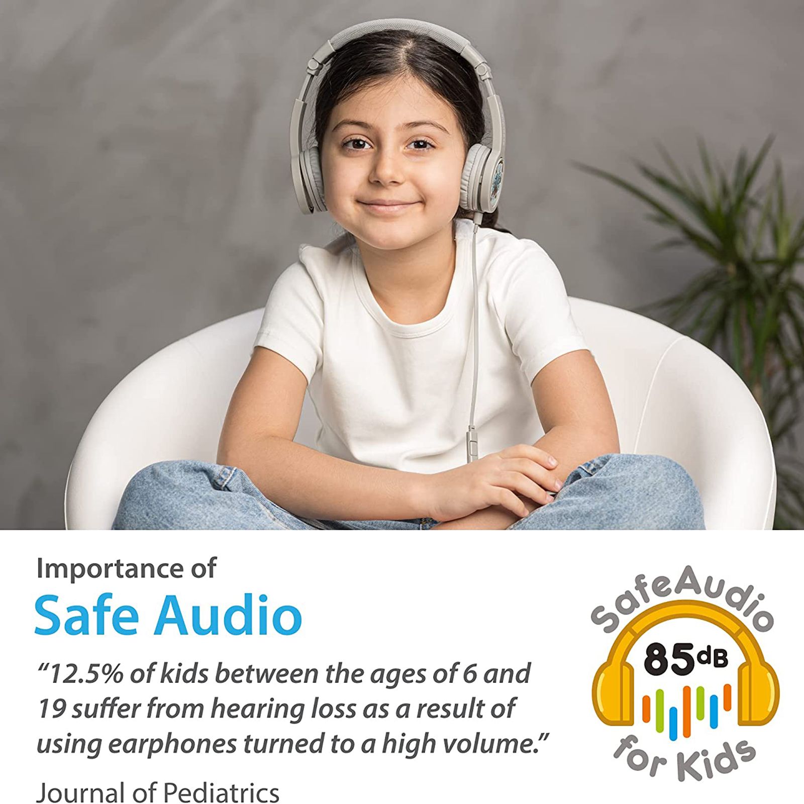 onanoff Buddyphones Explore BP-EXPLOREP-GREY Wired Headphone with Mic (On Ear, Grey) onanoff Buddyphones Explore BP-EXPLOREP-GREY Wired Headphone with Mic (On Ear, Grey)_4