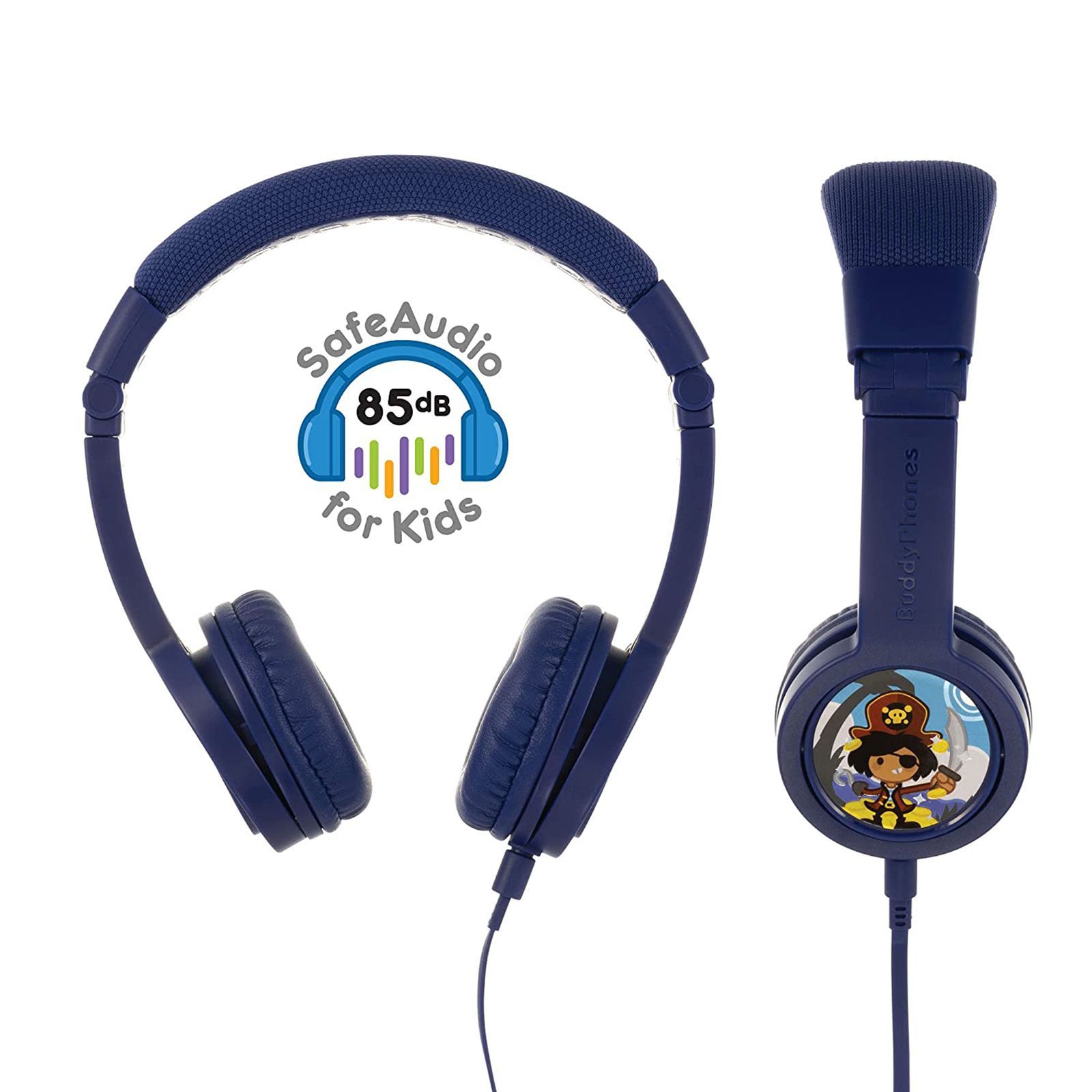onanoff BuddyPhones Explore+ Wired Headphone with Mic (On Ear, Deep Blue) onanoff BuddyPhones Explore+ Wired Headphone with Mic (On Ear, Deep Blue)_7