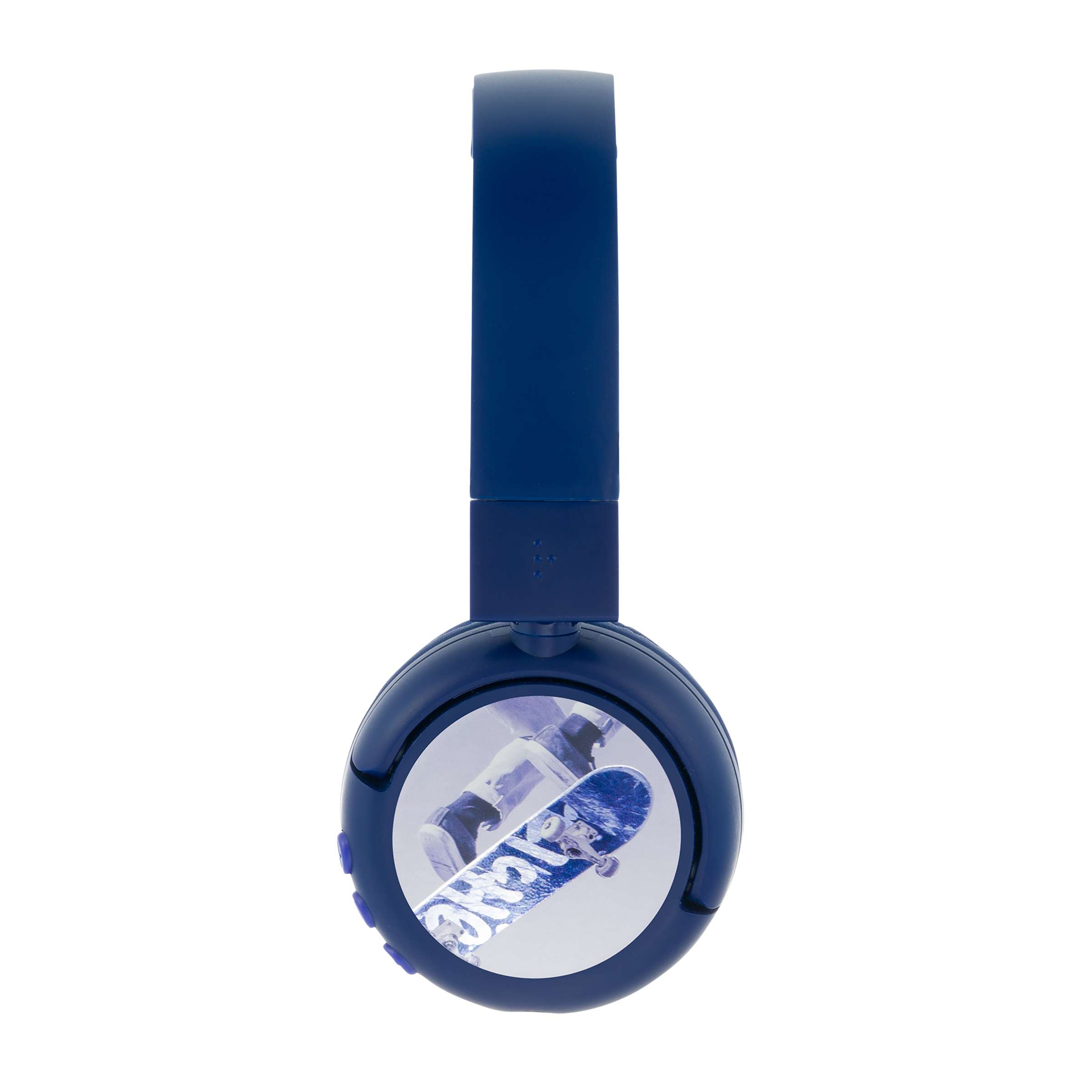 onanoff BuddyPhones Pop Fun Wired Headphone with Mic (On Ear, Blue) onanoff BuddyPhones Pop Fun Wired Headphone with Mic (On Ear, Blue)_1