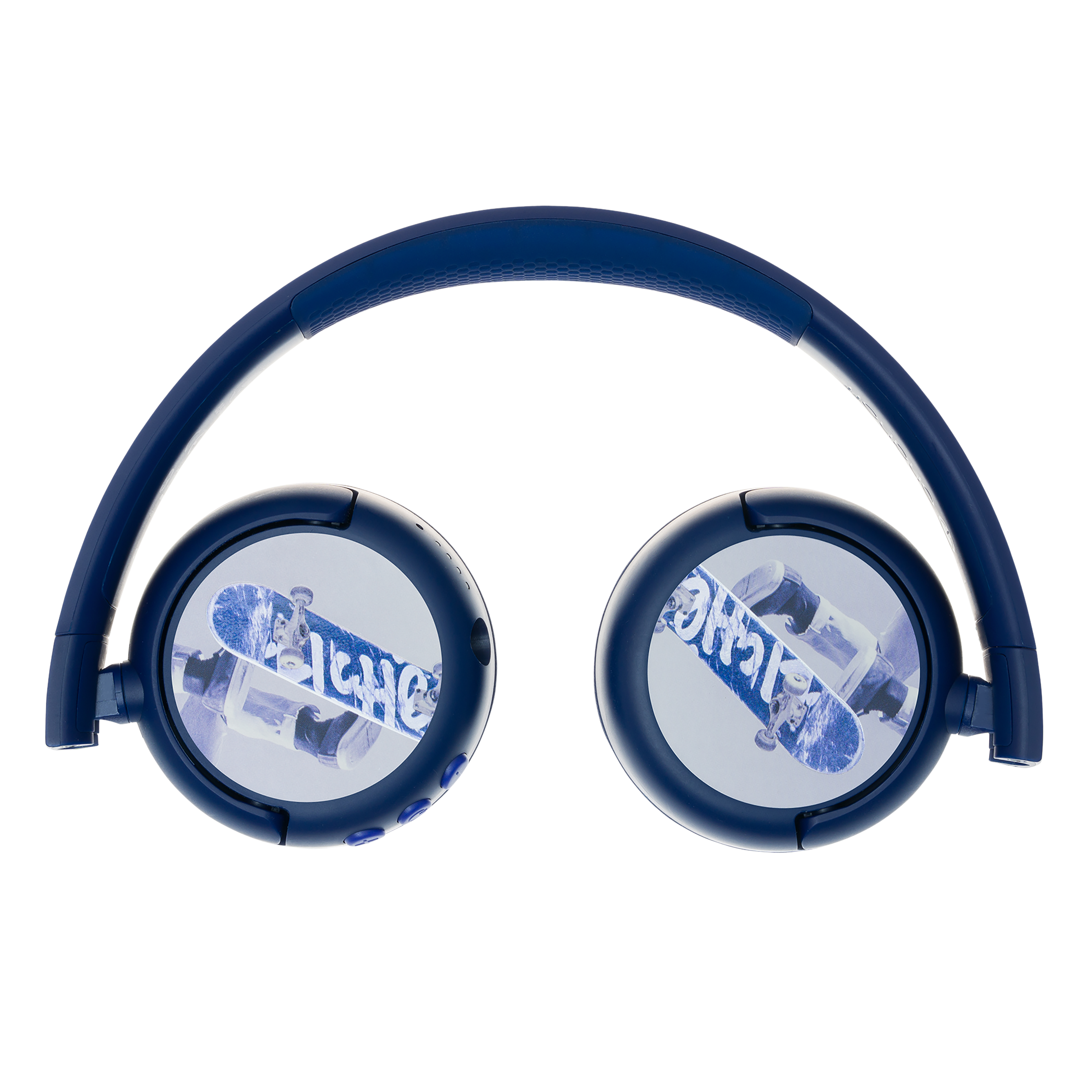 onanoff BuddyPhones Pop Fun Wired Headphone with Mic (On Ear, Blue) onanoff BuddyPhones Pop Fun Wired Headphone with Mic (On Ear, Blue)_3