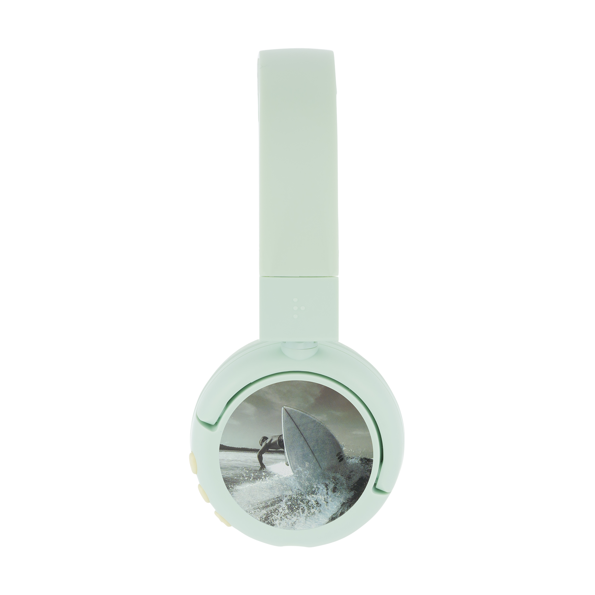 onanoff BuddyPhones Pop Fun Wired Headphone with Mic (On Ear, Green)_1