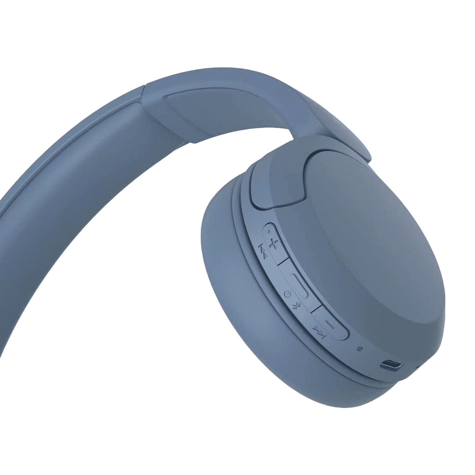 SONY WH-CH520 Bluetooth Headphone with Mic (30mm Driver, On Ear, Blue)_5