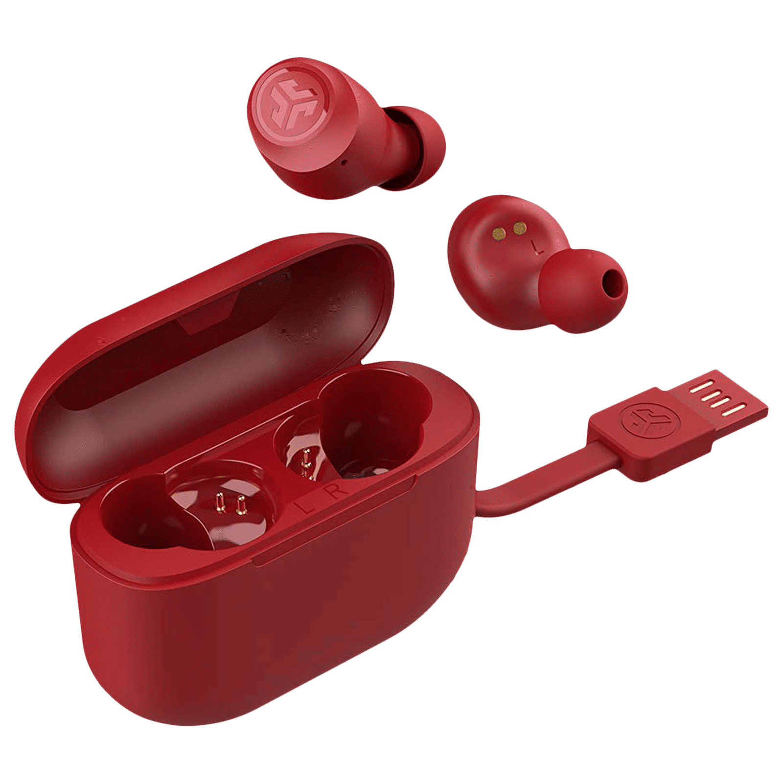 JLAB GO Air POP TWS Earbuds (IPX4 Sweat Resistant, EQ3 Sound, Rose)_1