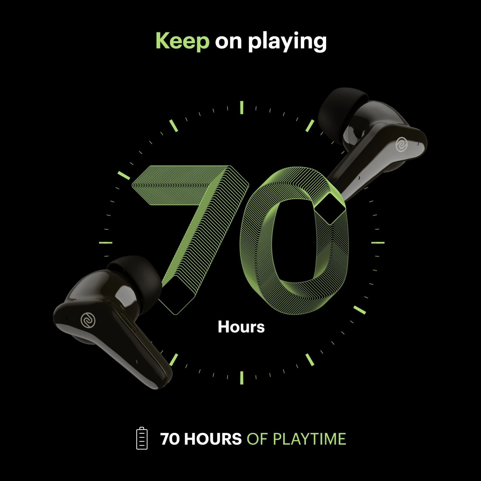 noise Buds VS102 Plus TWS Earbuds with Environmental Noise Cancellation (IPX5 Water Resistant, 11mm Driver, Jet Black)_3