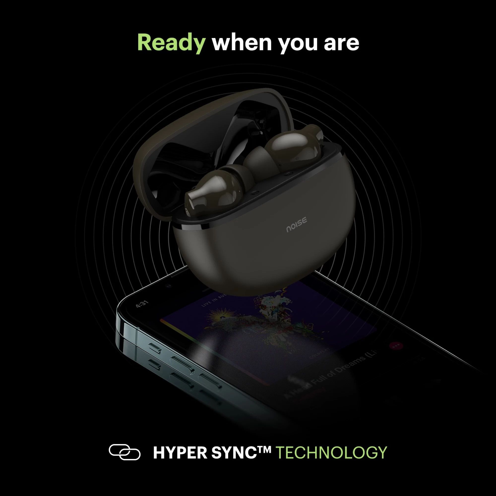 noise Buds VS102 Plus TWS Earbuds with Environmental Noise Cancellation (IPX5 Water Resistant, 11mm Driver, Jet Black)_7