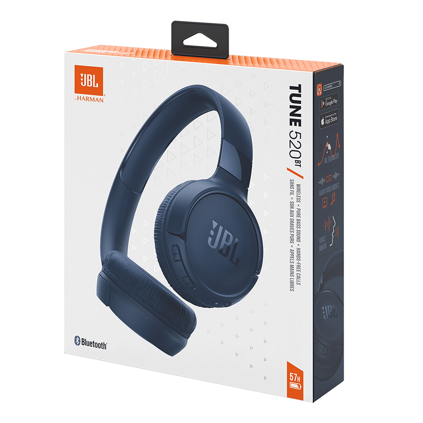 JBL Tune JBLT520BTBLU Bluetooth Headphone with Mic (Pure Bass Sound, On Ear, Blue)_11