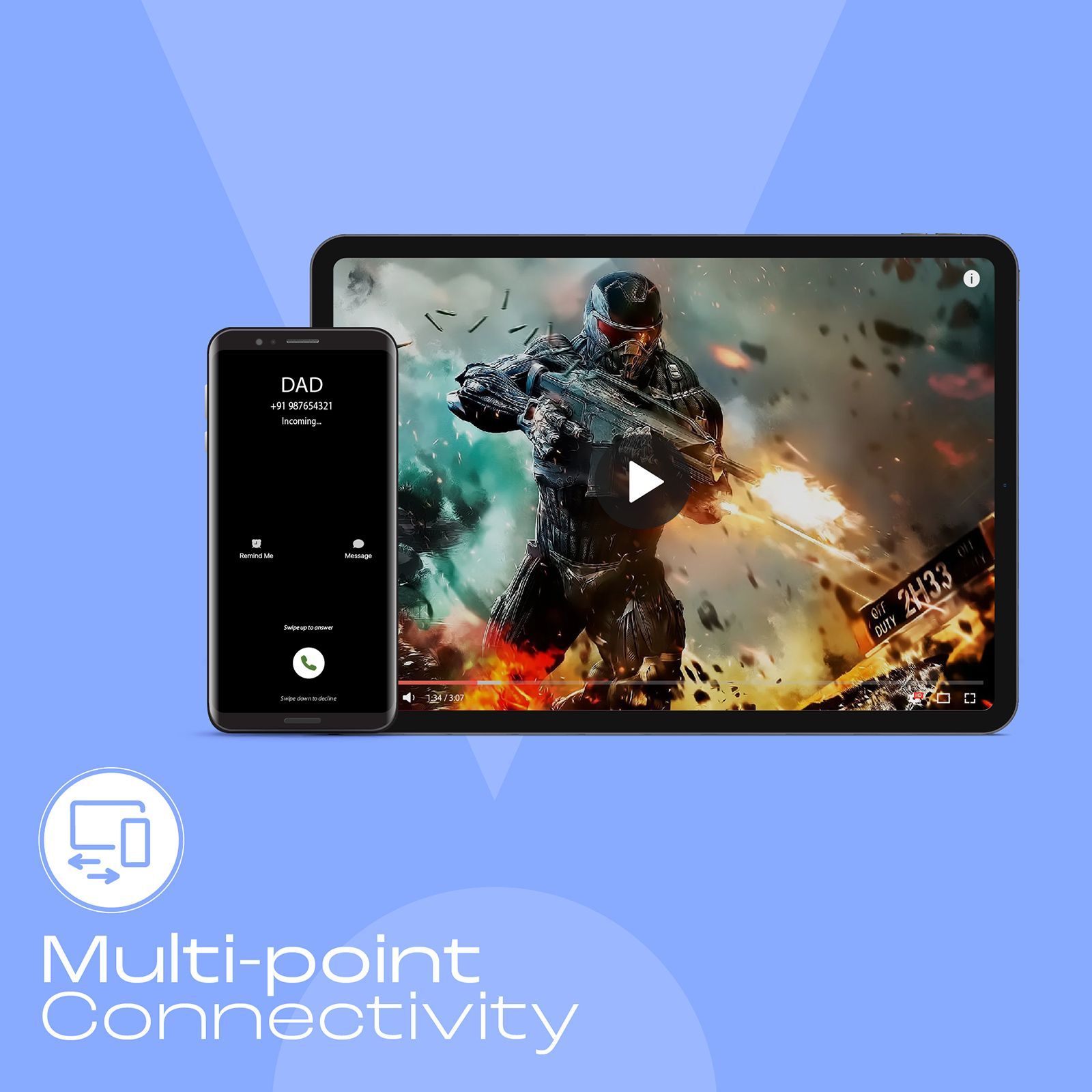 JBL Tune JBLT520BTBLU Bluetooth Headphone with Mic (Pure Bass Sound, On Ear, Blue) JBL Tune JBLT520BTBLU Bluetooth Headphone with Mic (Pure Bass Sound, On Ear, Blue)_13