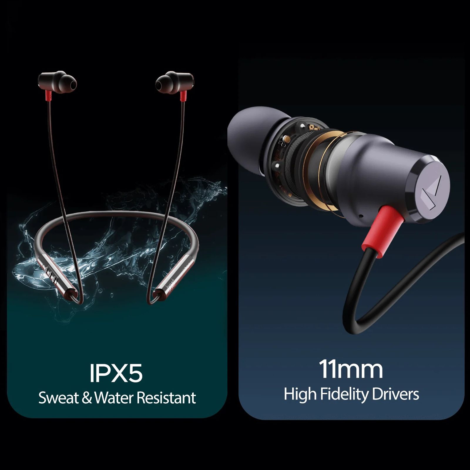 boAt Nirvana 525ANC Neckband with Active Noise Cancellation (IPX5 Water Resistant, Dual Pairing, Space Black) boAt Nirvana 525ANC Neckband with Active Noise Cancellation (IPX5 Water Resistant, Dual Pairing, Space Black)_8