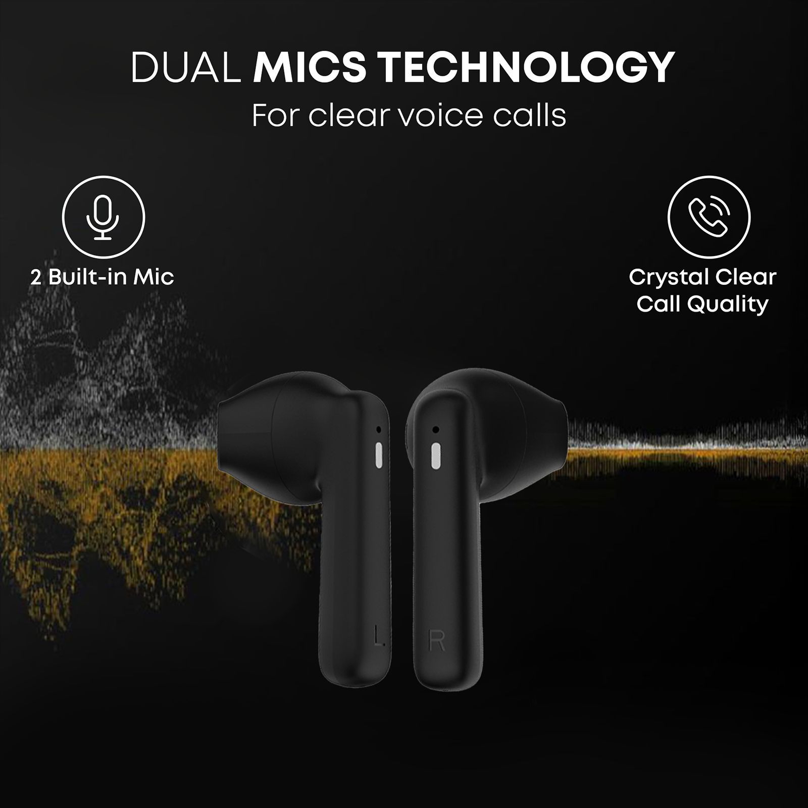 Croma TWS Earbuds (Sweat & Water Resistant, Upto 32 Hours Playback, Black) Croma TWS Earbuds (Sweat & Water Resistant, Upto 32 Hours Playback, Black)_11