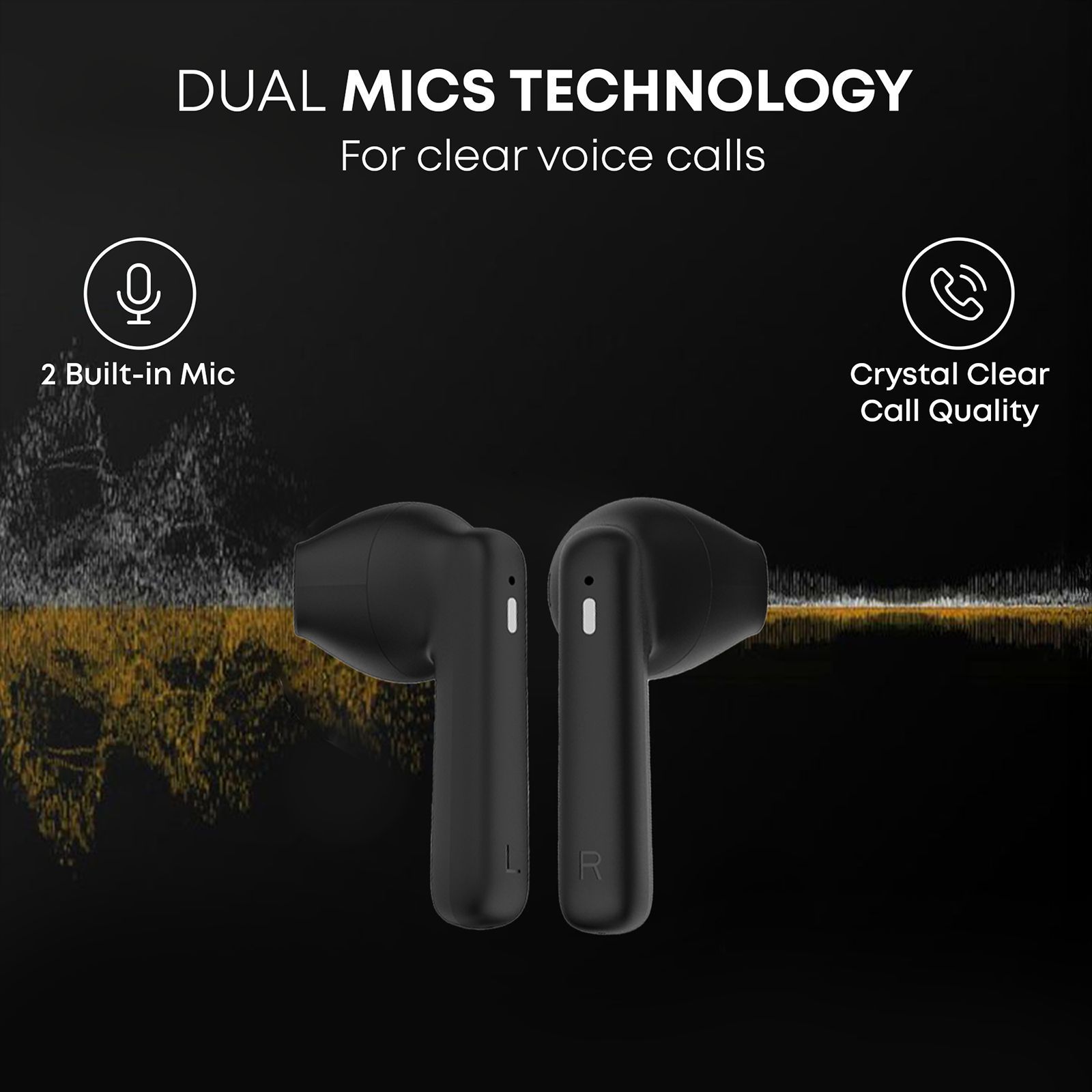 Croma TWS Earbuds (Fast Charging, Black and Grey)_10
