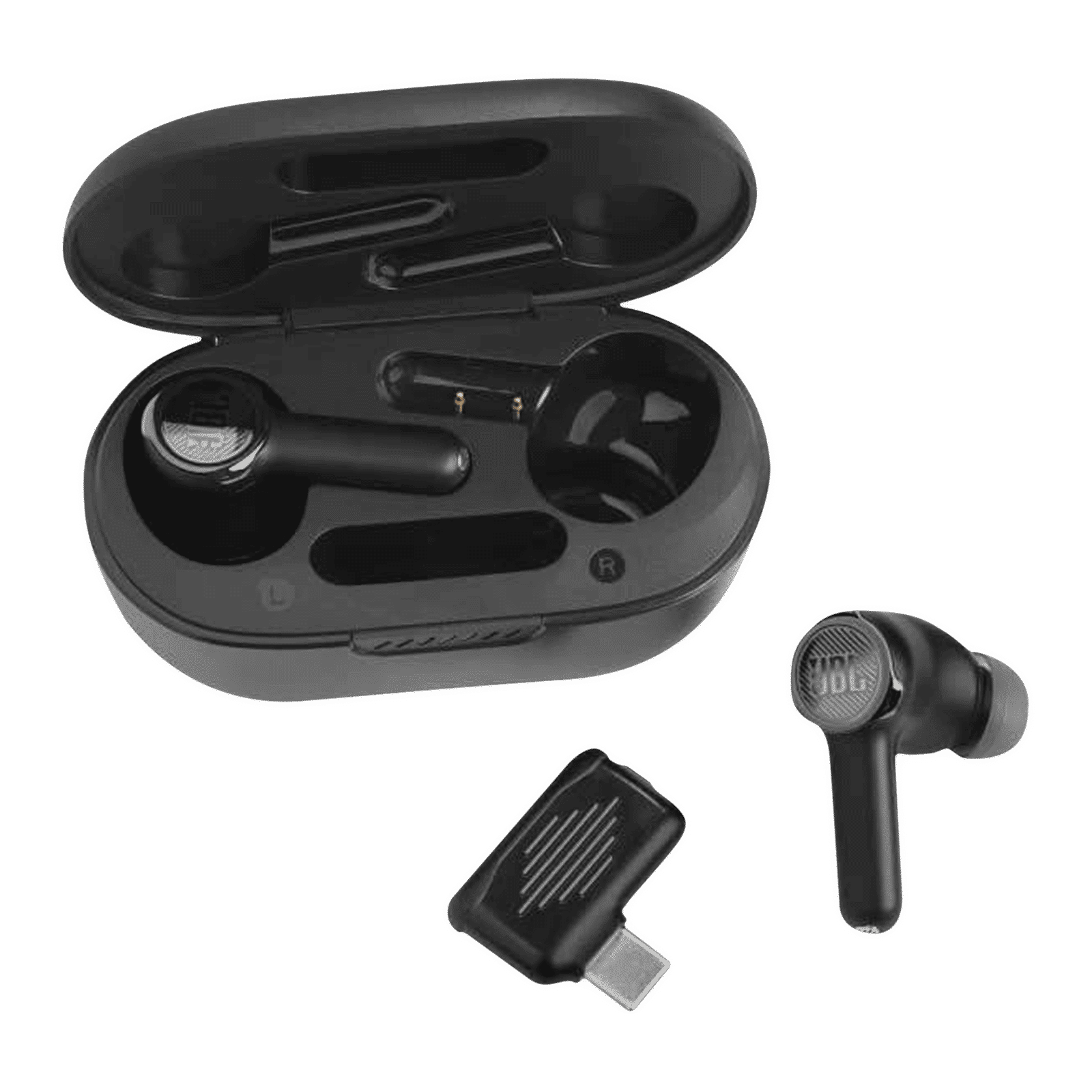 JBL Quantum AIR TWS Earbuds with Active Noise Cancellation (IPX4 Water Resistant, Upto 8 Hours Playback, Black)_5