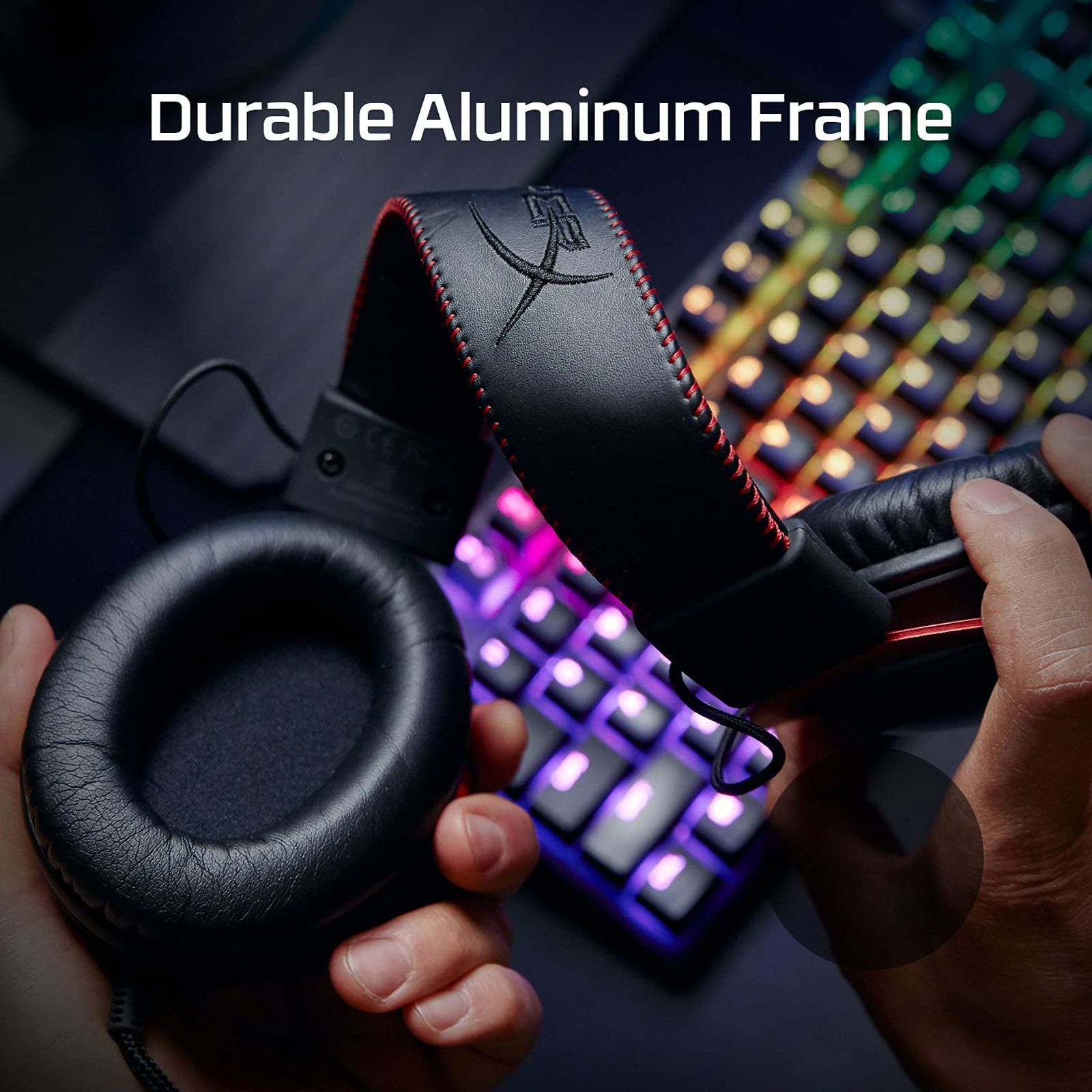 HyperX Cloud II 4P5L9AA Wired Gaming Headset with Passive Noise Cancellation (Digitally Enhanced Microphone, Over Ear, Gun Metal)_4