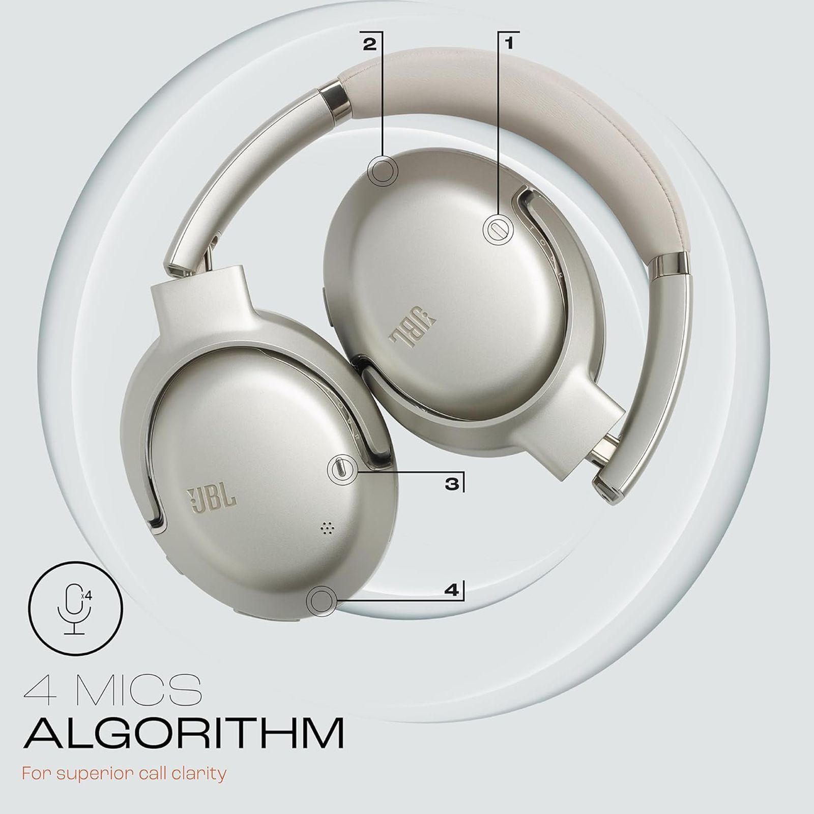 JBL Tour One M2 Bluetooth Headphone with Mic (Upto 50 Hours Playback, Over Ear, Champagne Gold)_18