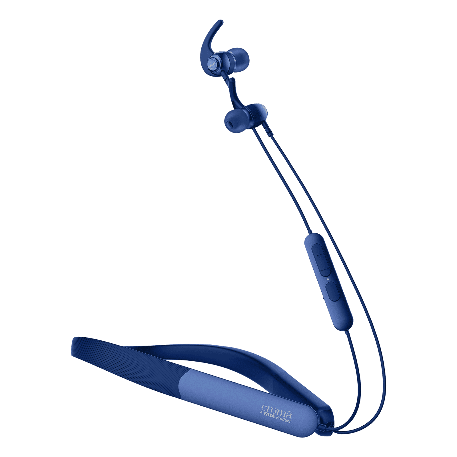 Croma Neckband with Environmental Noise Cancellation (IPX4 Water Resistant, Dual Device Pairing, Blue)_6