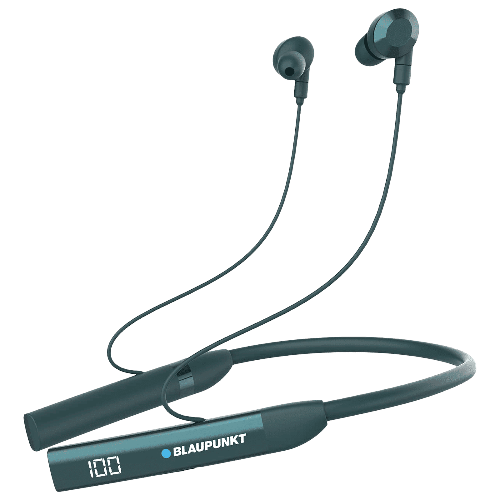 Blaupunkt BE100 Neckband with Noise Isolation (Sweat Resistant, Bass Demon Technology, Green)_1