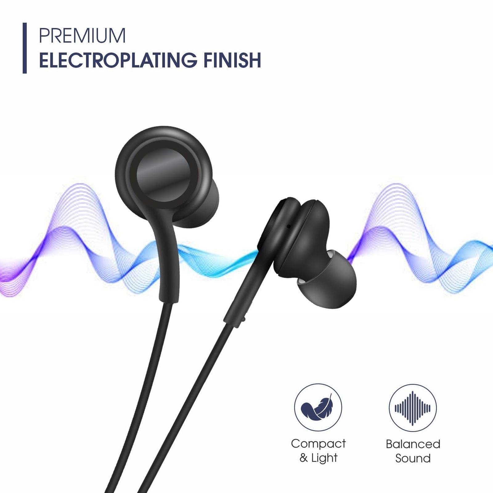 Candytech S8 Maxx Pro Wired Earphone with Mic (In Ear, Black)_2