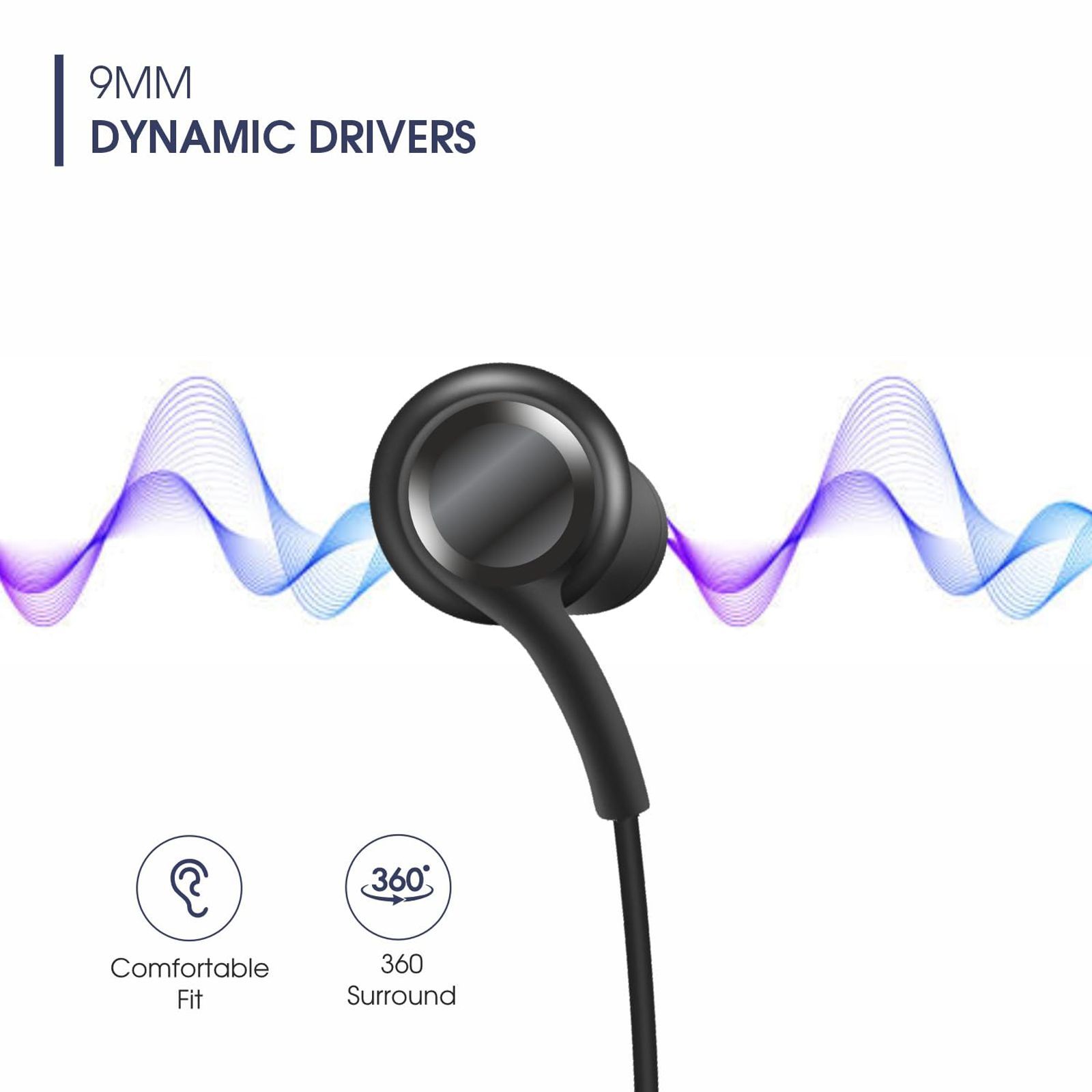 Candytech S8 Maxx Pro Wired Earphone with Mic (In Ear, Black)_3