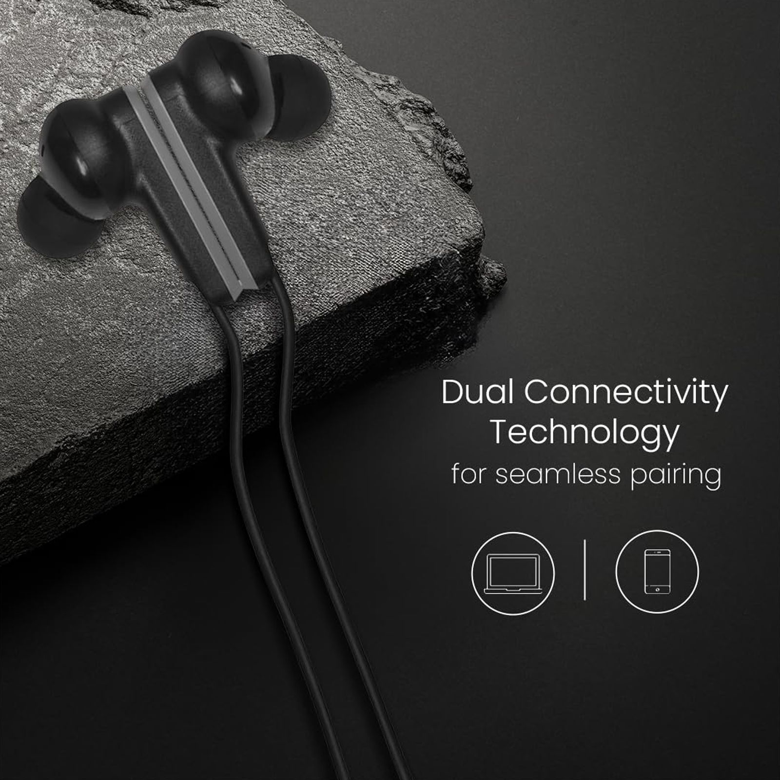 LUMIFORD XploriaHD XP15 Neckband (IPX4 Water Resistant, 16 Hours Playtime, Gun Grey)_4