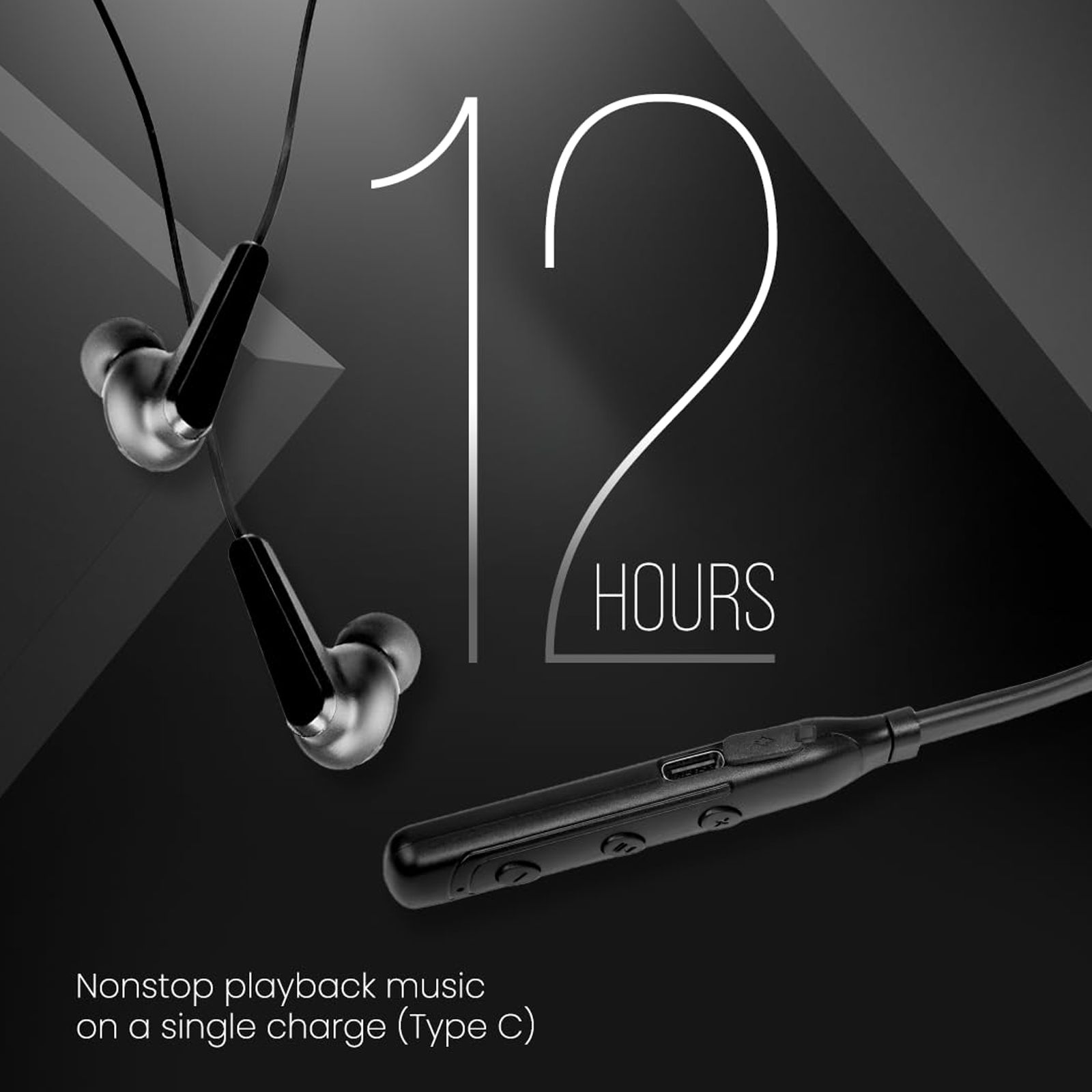 LUMIFORD XploriaHD XP15 Neckband (IPX4 Water Resistant, 16 Hours Playtime, Black) LUMIFORD XploriaHD XP15 Neckband (IPX4 Water Resistant, 16 Hours Playtime, Black)_5