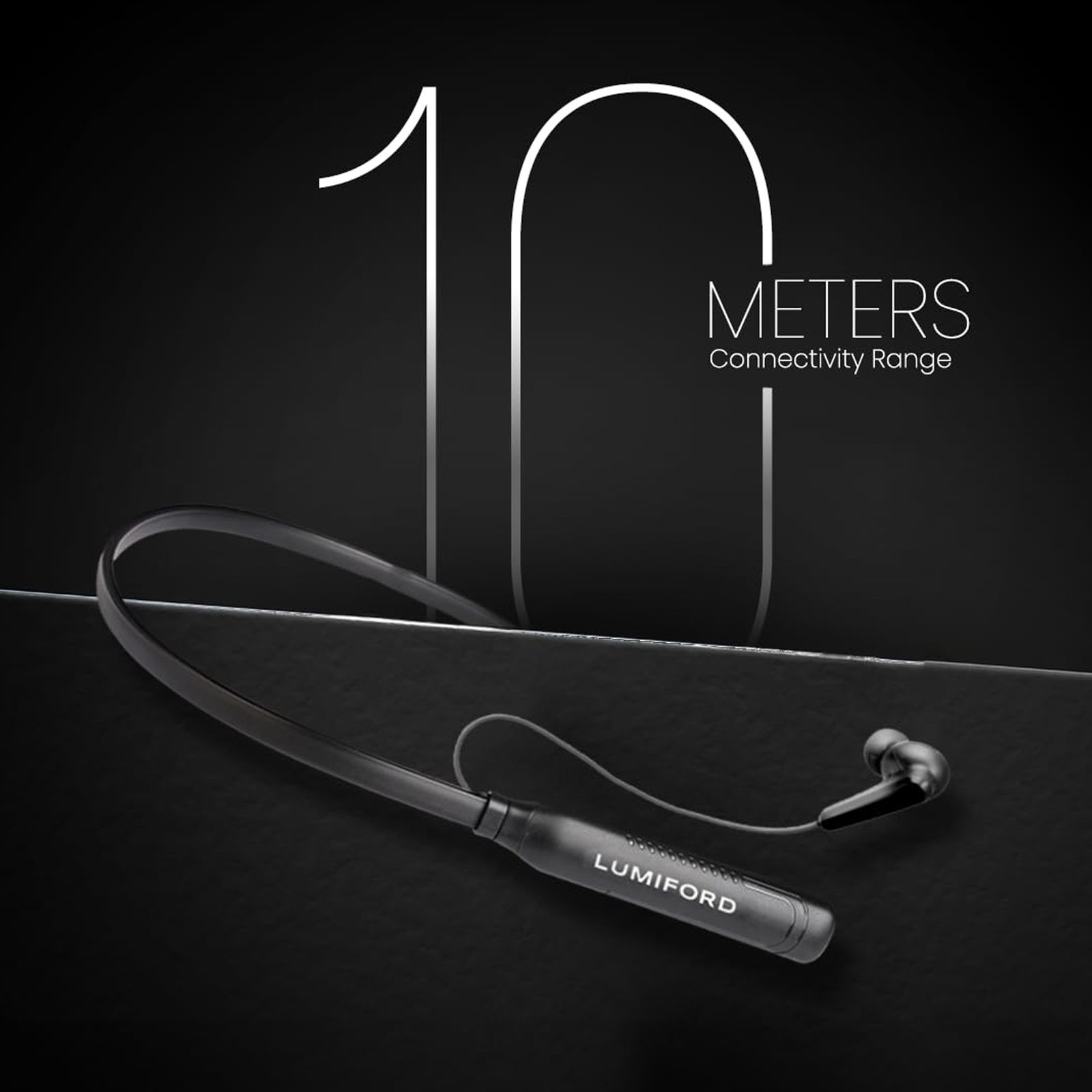 LUMIFORD XploriaHD XP15 Neckband (IPX4 Water Resistant, 16 Hours Playtime, Black) LUMIFORD XploriaHD XP15 Neckband (IPX4 Water Resistant, 16 Hours Playtime, Black)_3