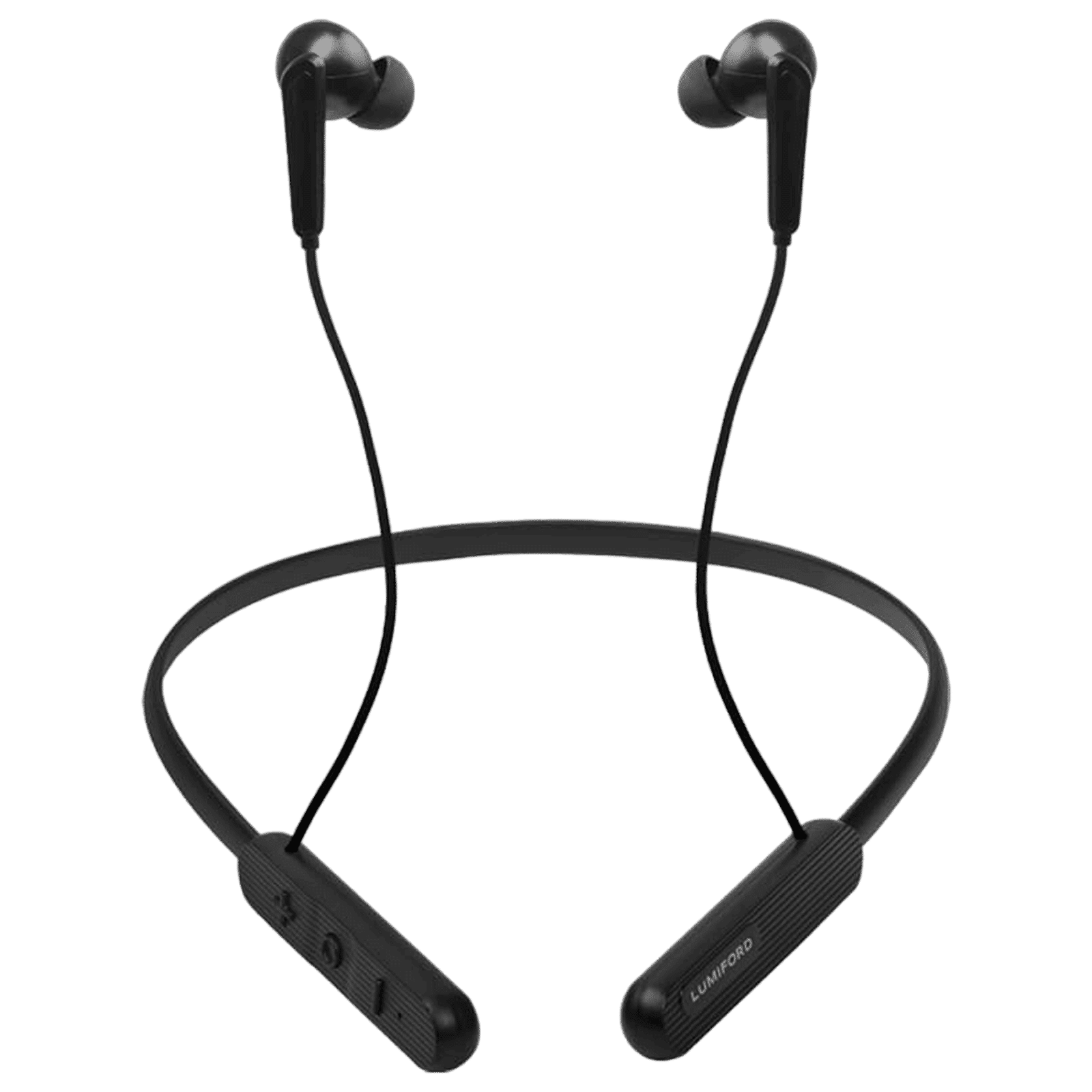 LUMIFORD XploriaHD XP25 Neckband (IPX4 Water Resistant, Upto 12 Hours Playtime, Black)_1