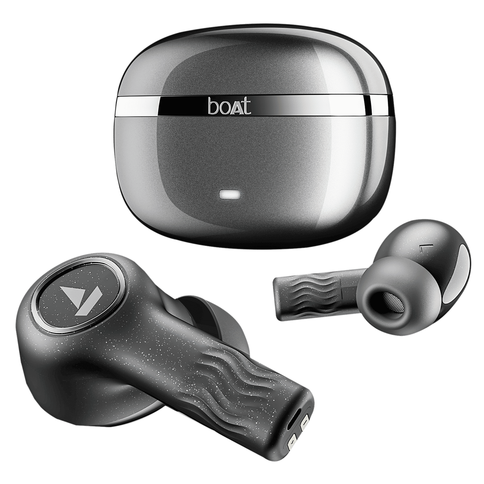 boAt Nirvana Ion TWS Earbuds with Active Noise Cancellation (IPX4 Sweat Resistant, ASAP Charge, Charcoal Black) boAt Nirvana Ion TWS Earbuds with Active Noise Cancellation (IPX4 Sweat Resistant, ASAP Charge, Charcoal Black)_1