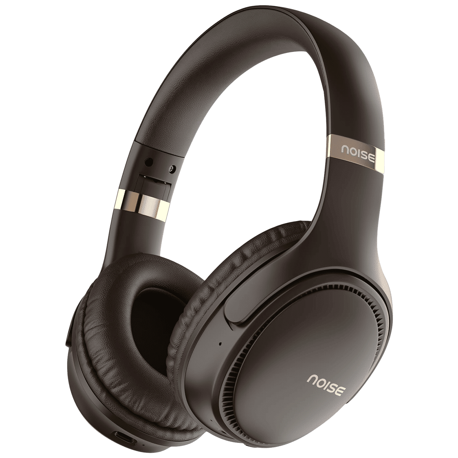 noise Three Bluetooth Headphone with Mic (Google Assistant Enabled, Over Ear, Chocolate Brown) noise Three Bluetooth Headphone with Mic (Google Assistant Enabled, Over Ear, Chocolate Brown)_1