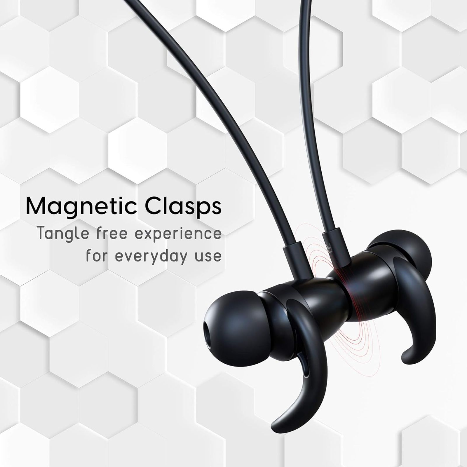 ambrane Bass Band Pro Neckband (IPX5 Water Resistant, Fast Charging, Black) ambrane Bass Band Pro Neckband (IPX5 Water Resistant, Fast Charging, Black)_5