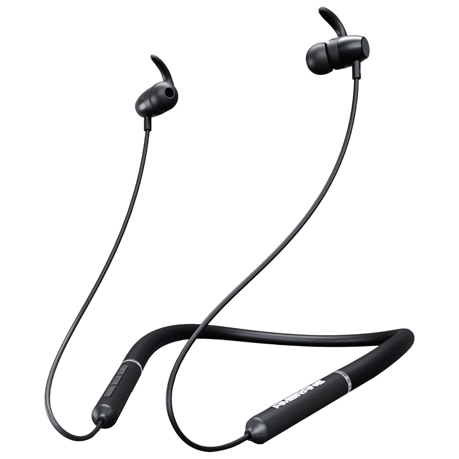 ambrane Bass Band Pro Neckband (IPX5 Water Resistant, Fast Charging, Black) ambrane Bass Band Pro Neckband (IPX5 Water Resistant, Fast Charging, Black)_1