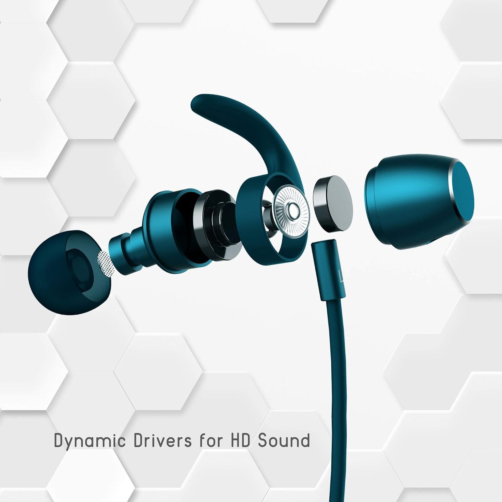 ambrane Bass Band Pro Neckband (IPX5 Water Resistant, Fast Charging, Teal Blue)_4