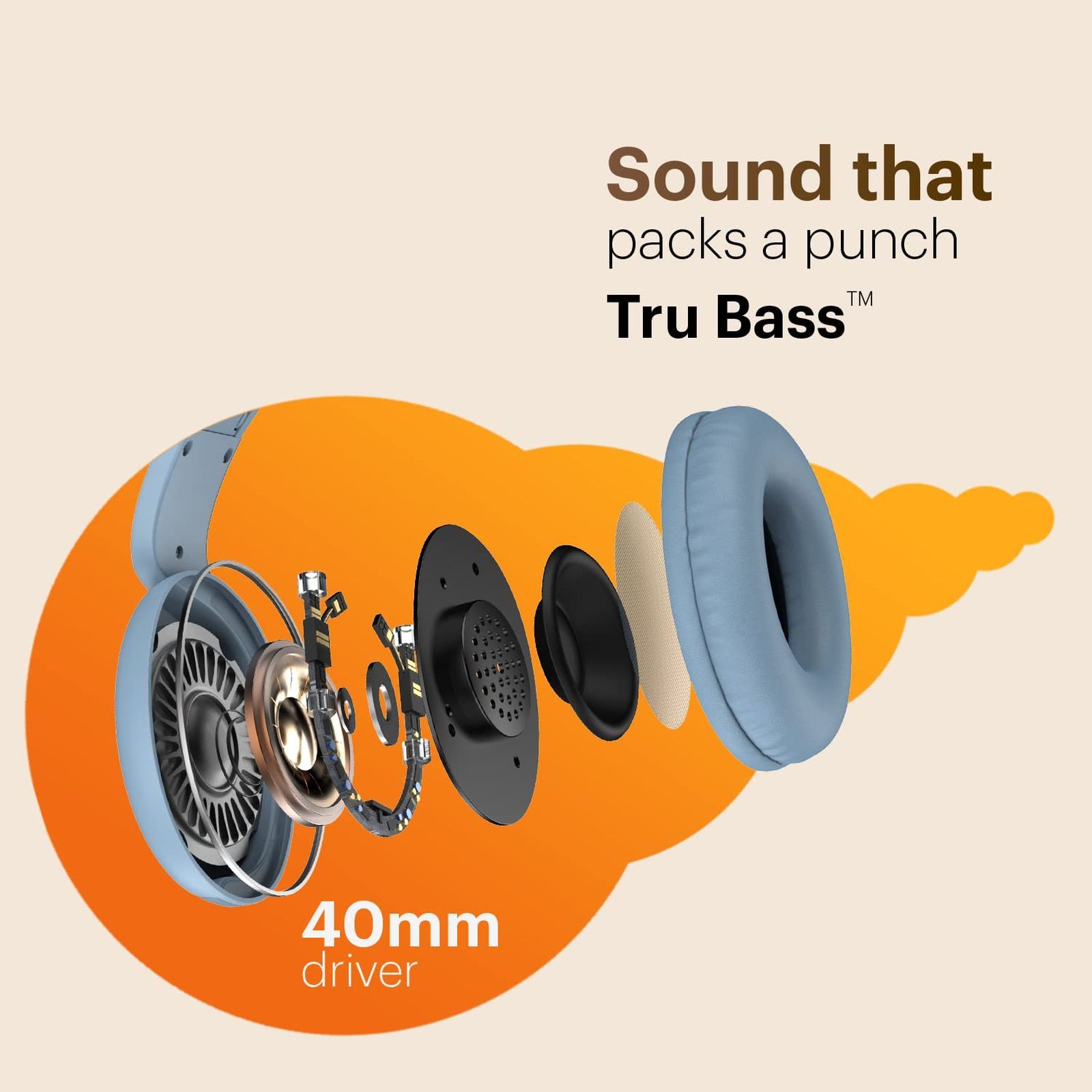 noise Two Bluetooth Headphone with Mic (Upto 50 Hours Playtime, Over Ear, Serene Blue) noise Two Bluetooth Headphone with Mic (Upto 50 Hours Playtime, Over Ear, Serene Blue)_10