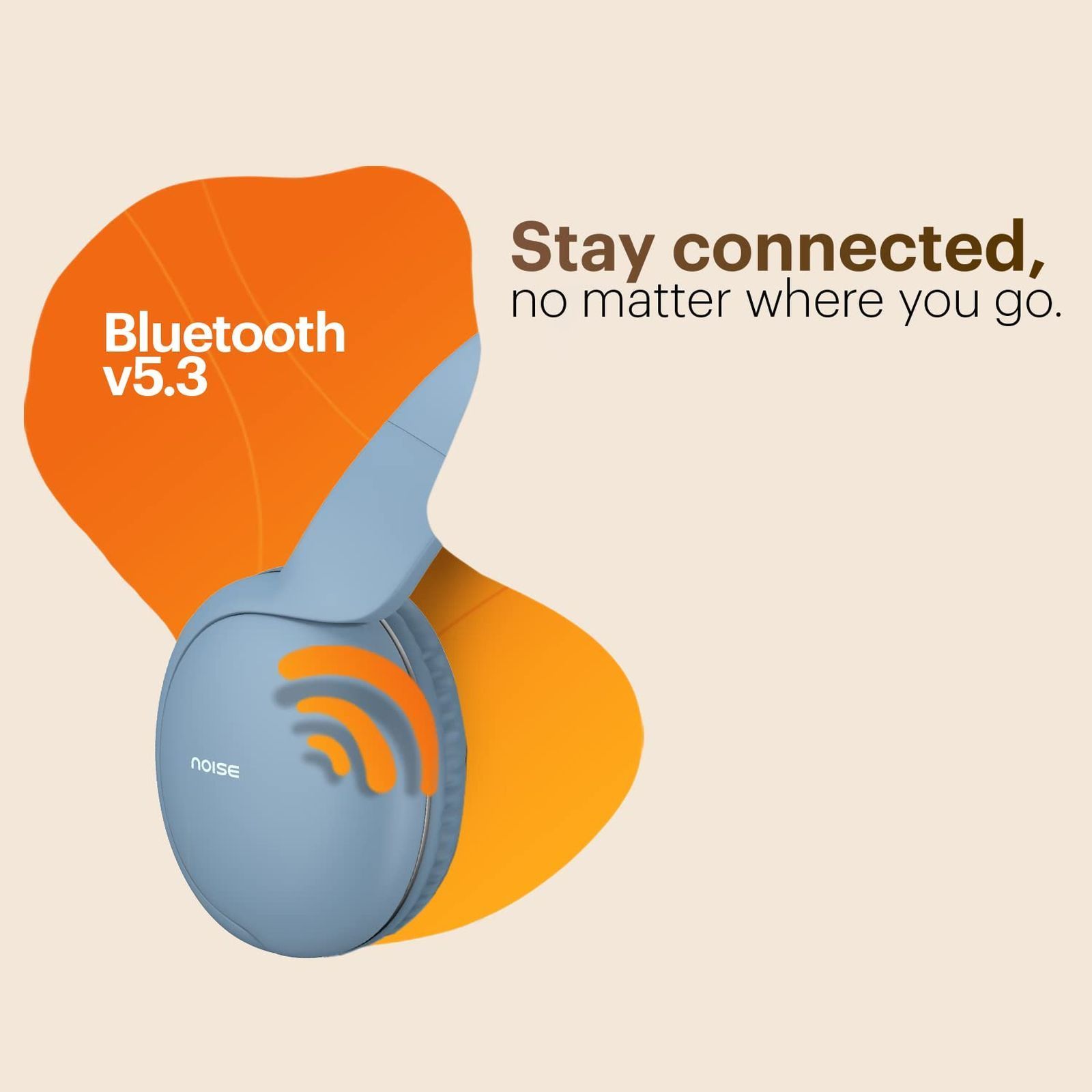 noise Two Bluetooth Headphone with Mic (Upto 50 Hours Playtime, Over Ear, Serene Blue) noise Two Bluetooth Headphone with Mic (Upto 50 Hours Playtime, Over Ear, Serene Blue)_5