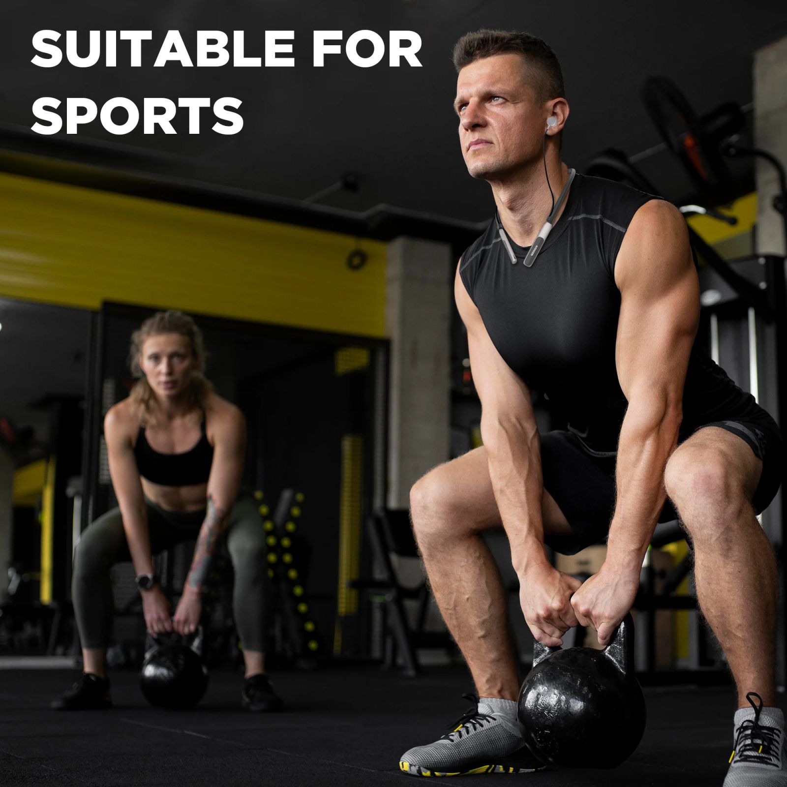 GIZmore GIZ MN217 Neckband (Sweatproof, 360 Degree Surround Stereo Sound, Black)_8