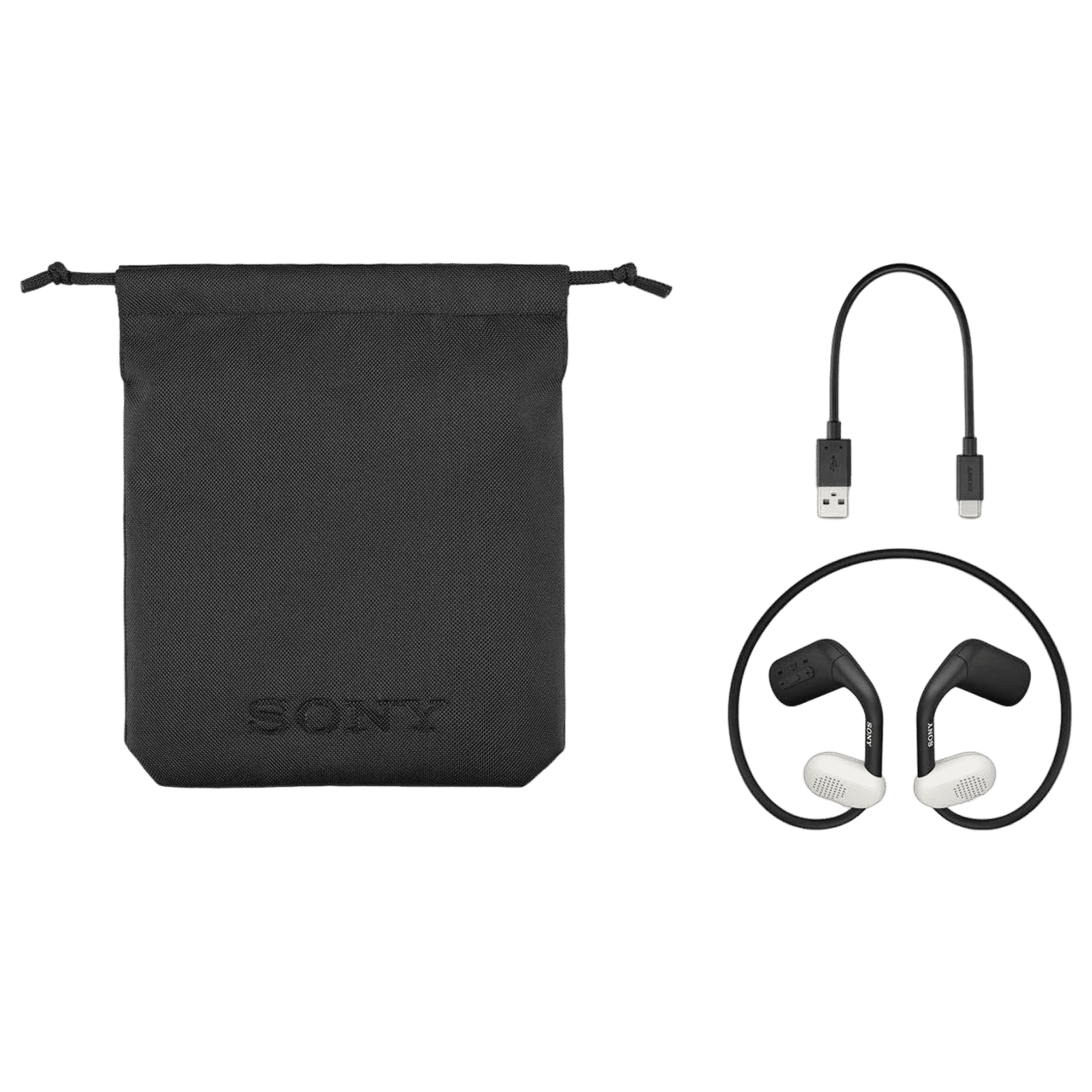 SONY Float Run WIOE610 Bone Conduction Bluetooth Headset (IPX4 Water Resistant, 10 Hours Playback, Black)_6