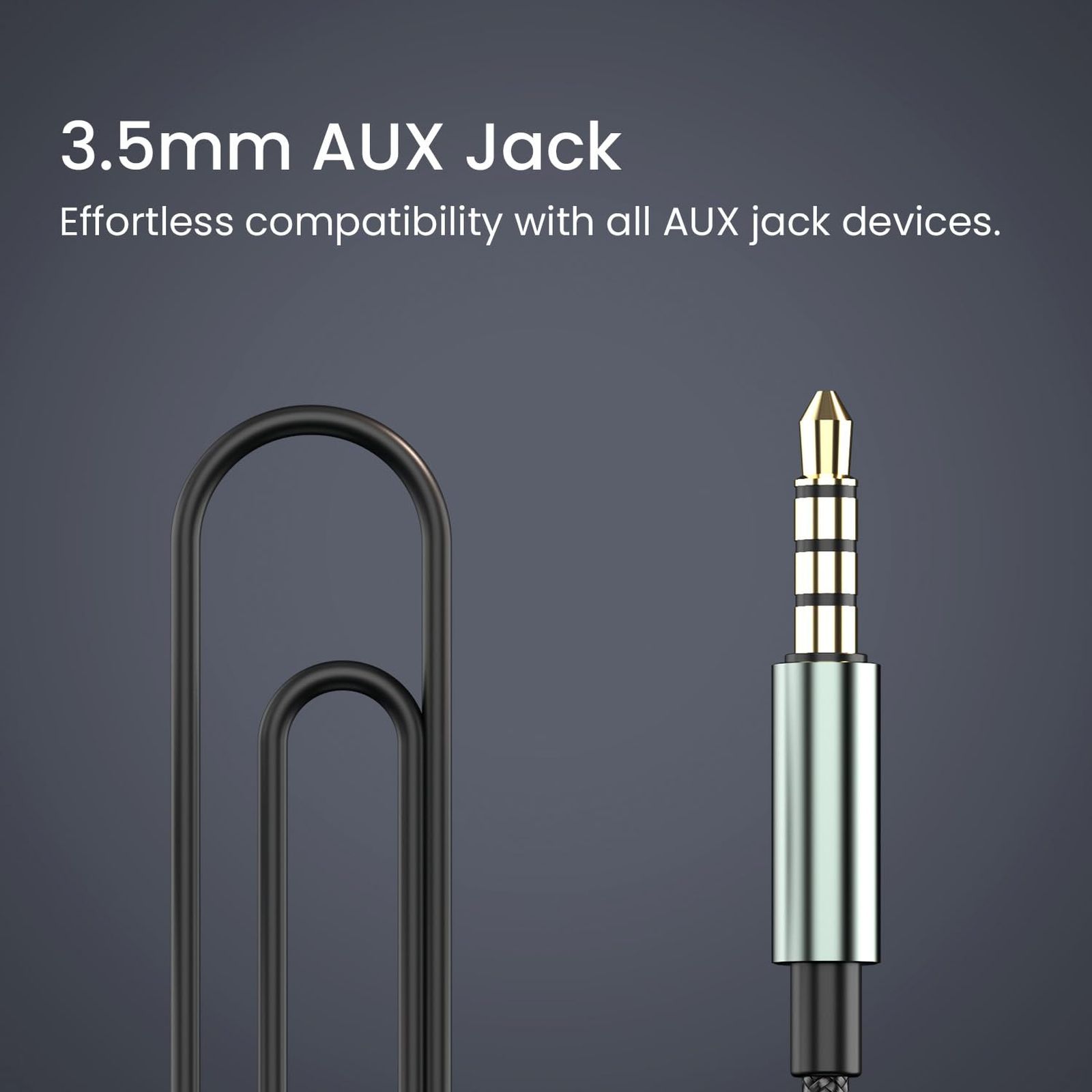 PORTRONICS Conch Tune A Wired Earphone with Mic (3.5 mm Connector, In Ear, Grey)_6