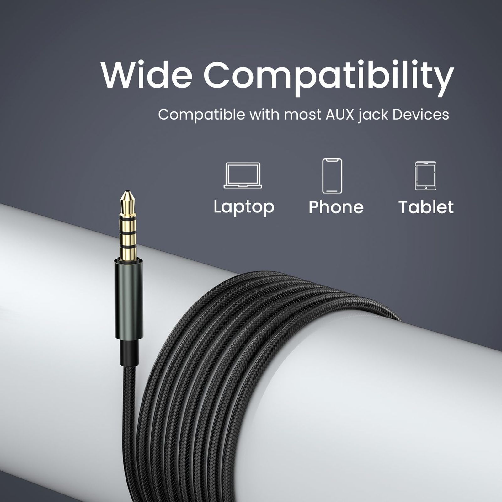 PORTRONICS Conch Tune A Wired Earphone with Mic (3.5 mm Connector, In Ear, Grey)_8