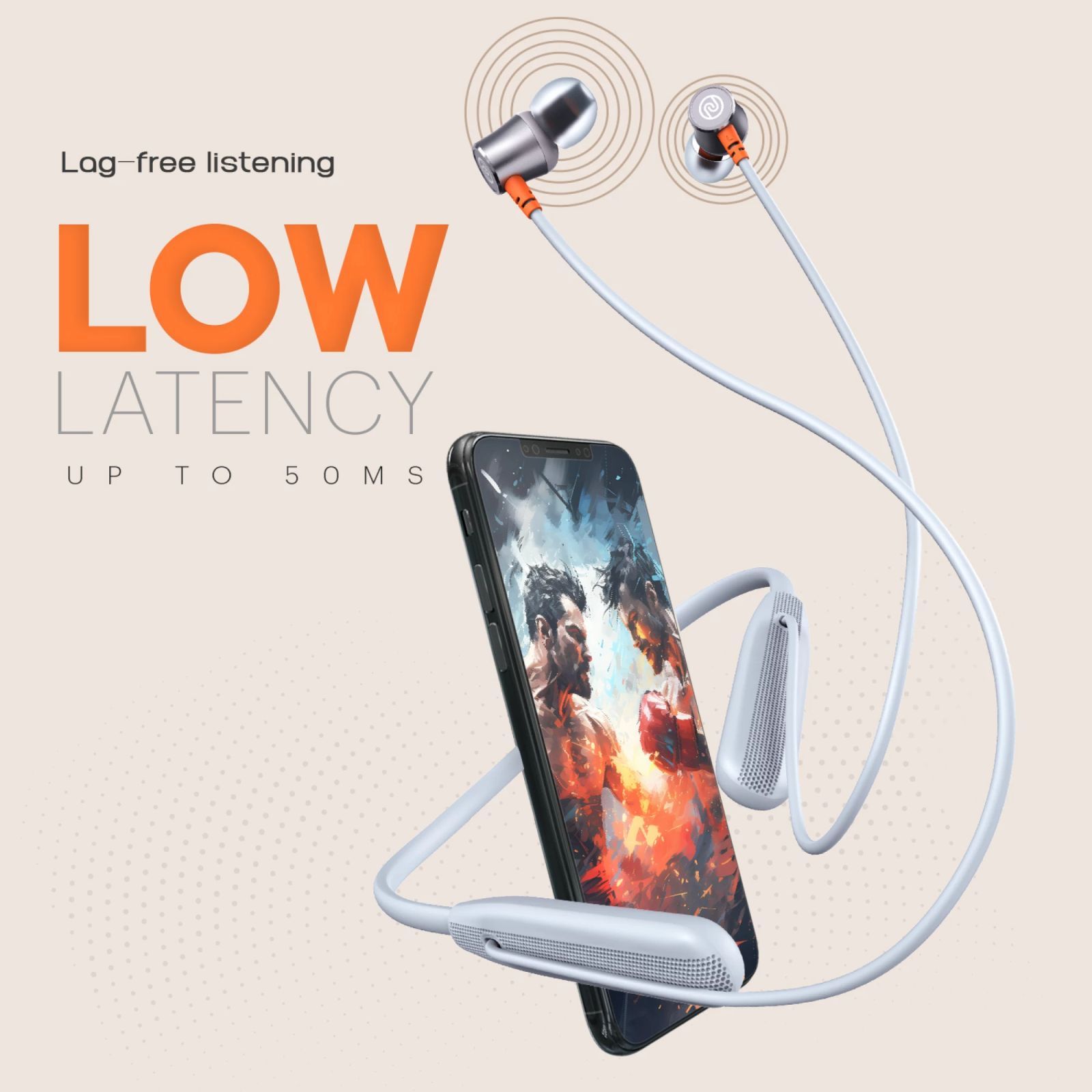 noise Airwave Neckband with Environmental Noise Cancellation (IPX5 Water Resistant, 3 EQ Modes, Ice Blue)_3