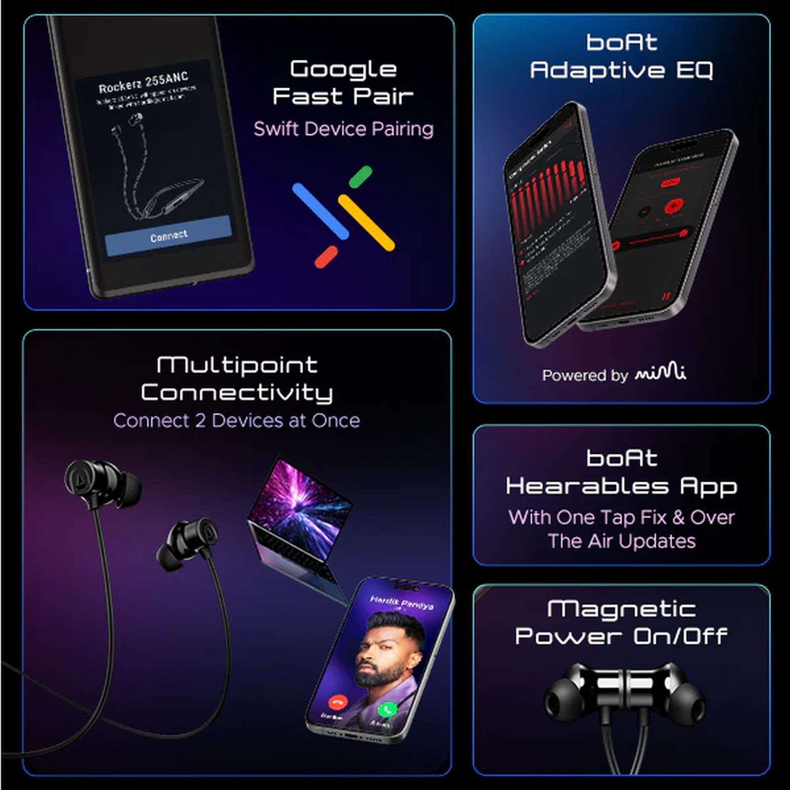 boAt Rockerz 255 Neckband with Active Noise Cancellation ((IPX4 Water Resistant, Beast Mode, Raven Black)_7