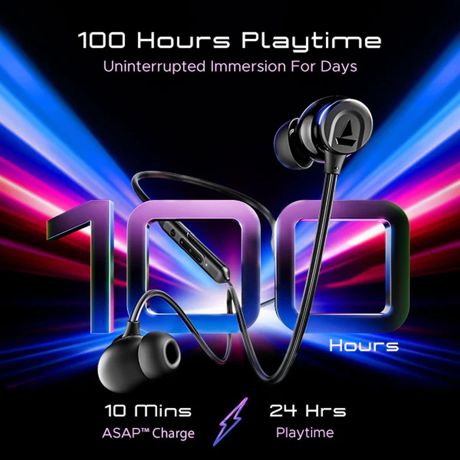 boAt Rockerz 255 Neckband with Active Noise Cancellation ((IPX4 Water Resistant, Beast Mode, Raven Black)_3